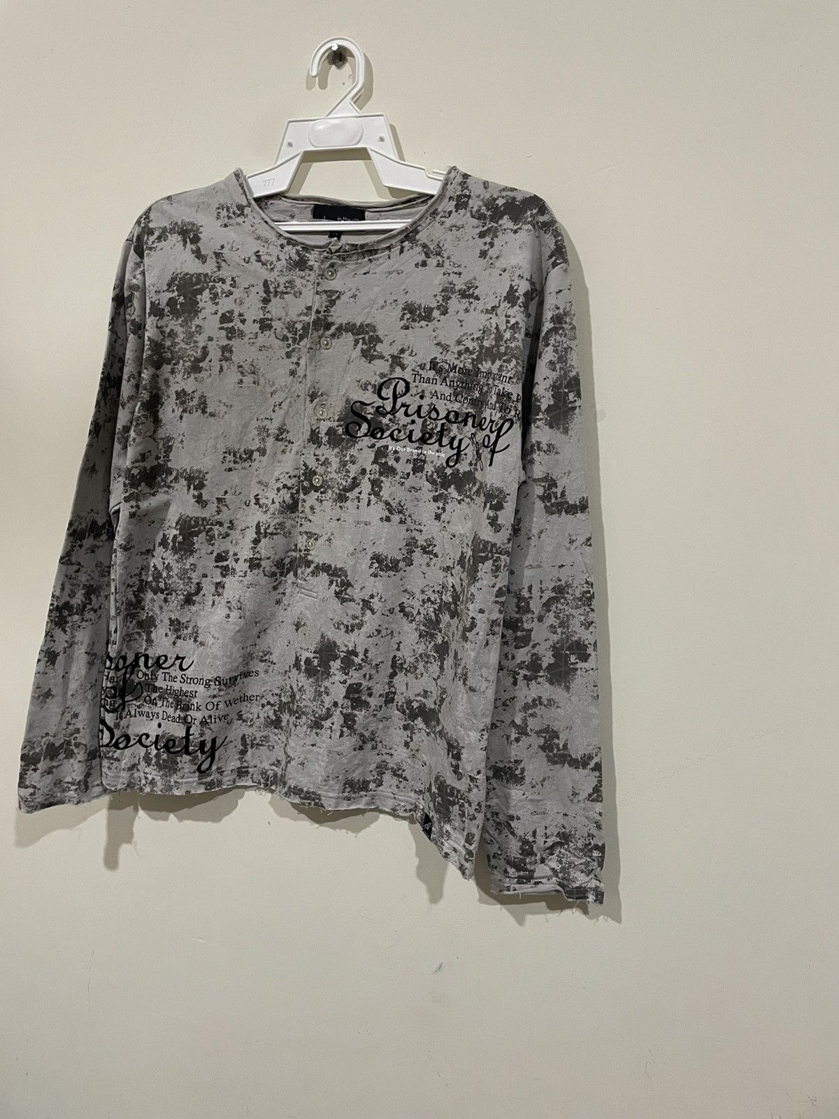 In The Attic Rare💥In The Attic Prisoner Of Society Cloudy Shirts Size US M / EU 48-50 / 2 - 3 Thumbnail