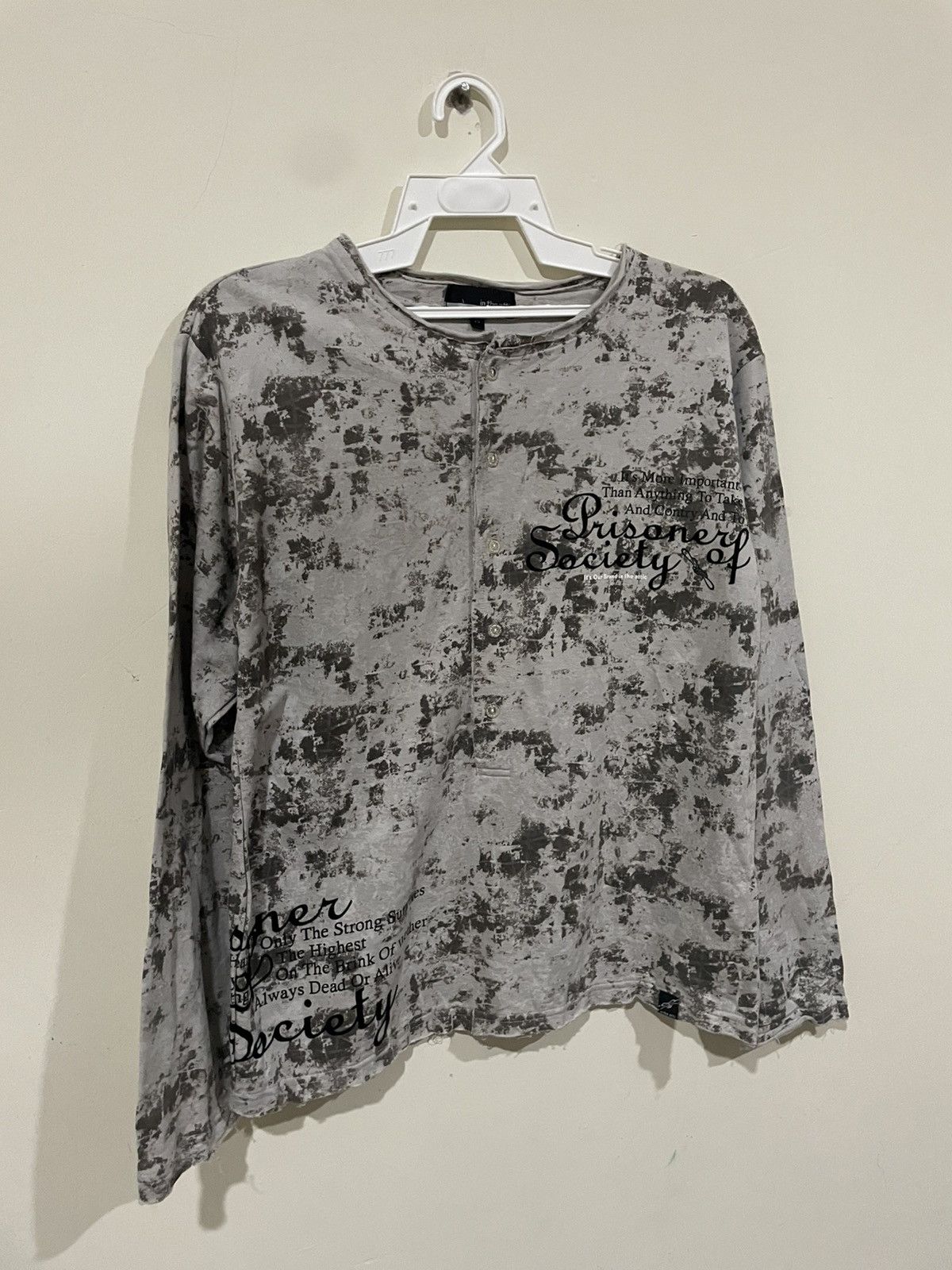 In The Attic Rare💥In The Attic Prisoner Of Society Cloudy Shirts Size US M / EU 48-50 / 2 - 2 Thumbnail