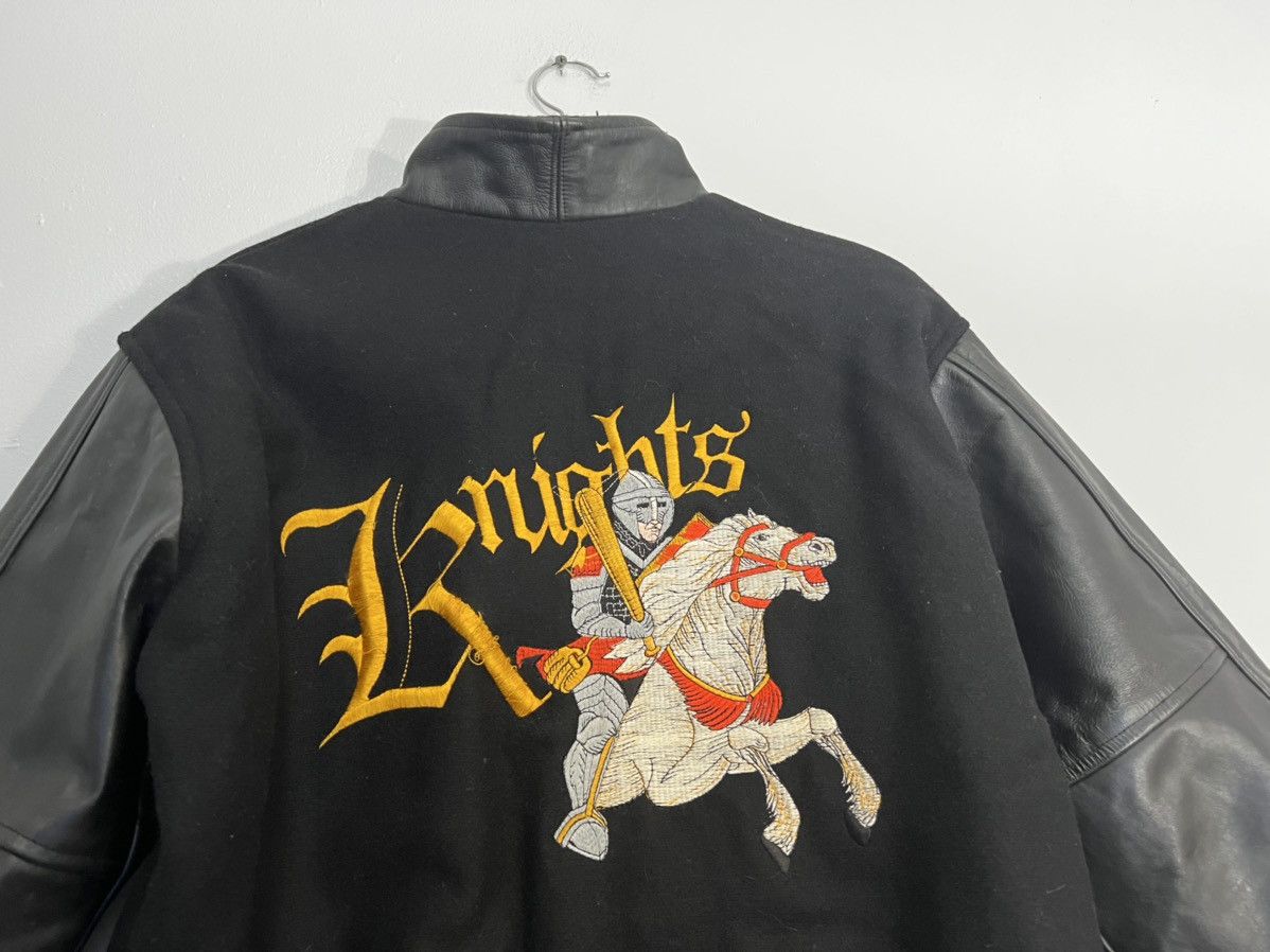 Vintage Vintage Black Knights Varsity Jacket Size US M / EU 48-50 / 2 - 2 Thumbnail