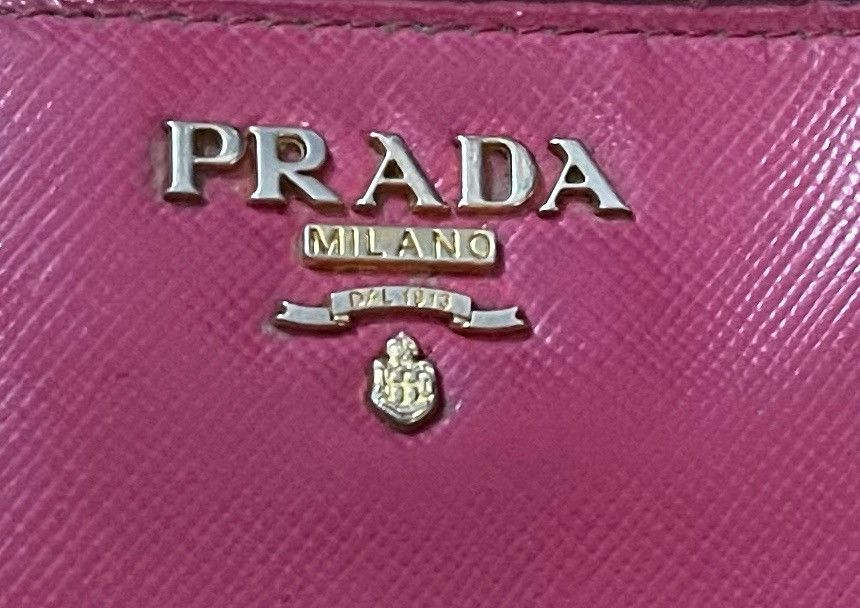 Prada PRADA MILANO Pink Lampo Zipper Wallet Purse Leather Size ONE SIZE - 5 Thumbnail