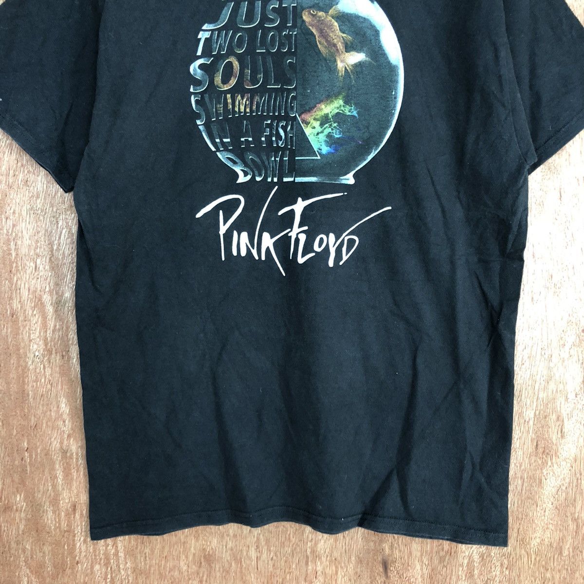 Band Tees DLL Pink Floyd Black Short Sleeve Tshirt #2140 Size US L / EU 52-54 / 3 - 6 Thumbnail