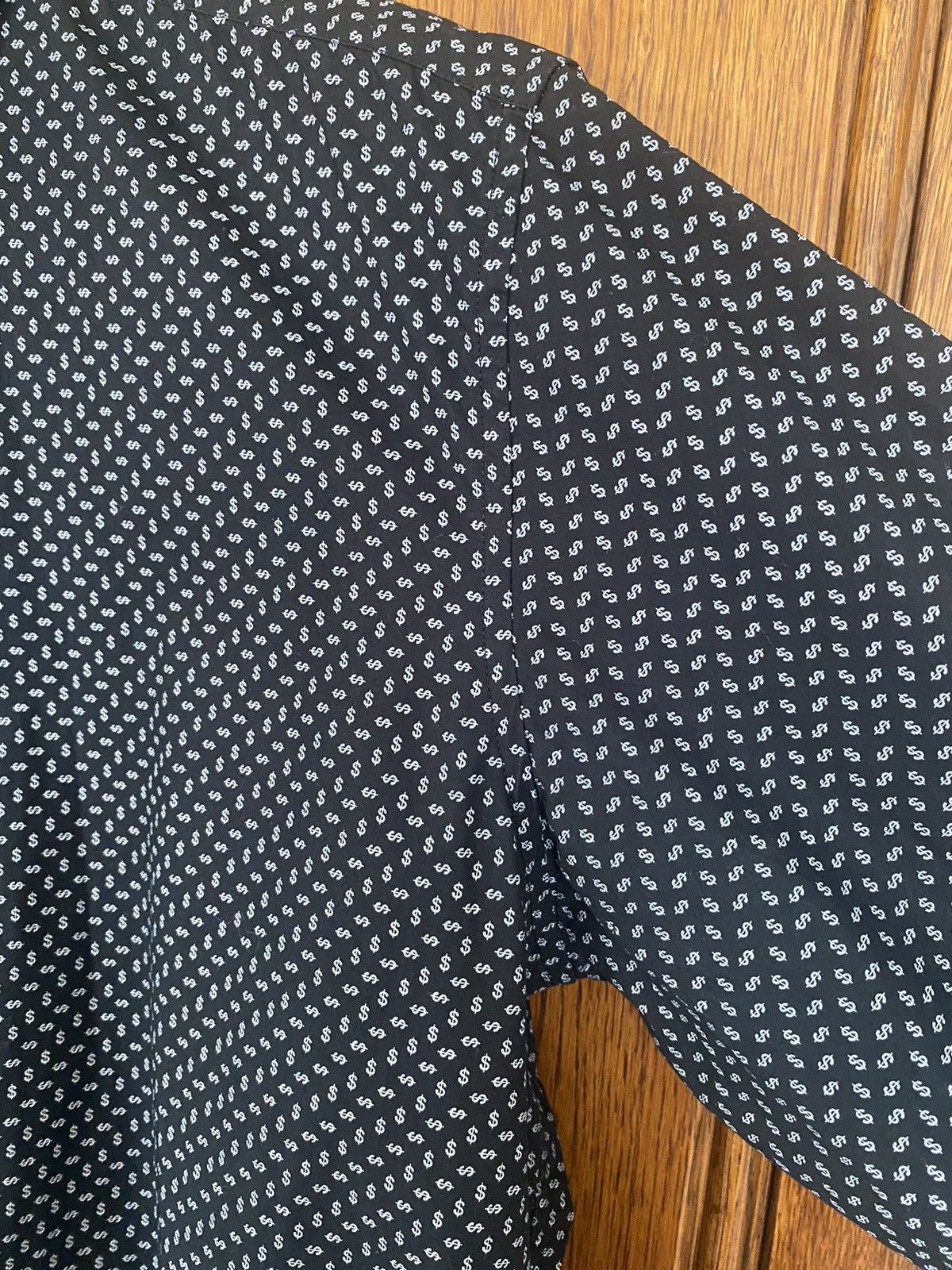 Saint Laurent Paris SS14 😍 Saint Laurent dollar sign black shirt *rare* grail Size US M / EU 48-50 / 2 - 15 Thumbnail