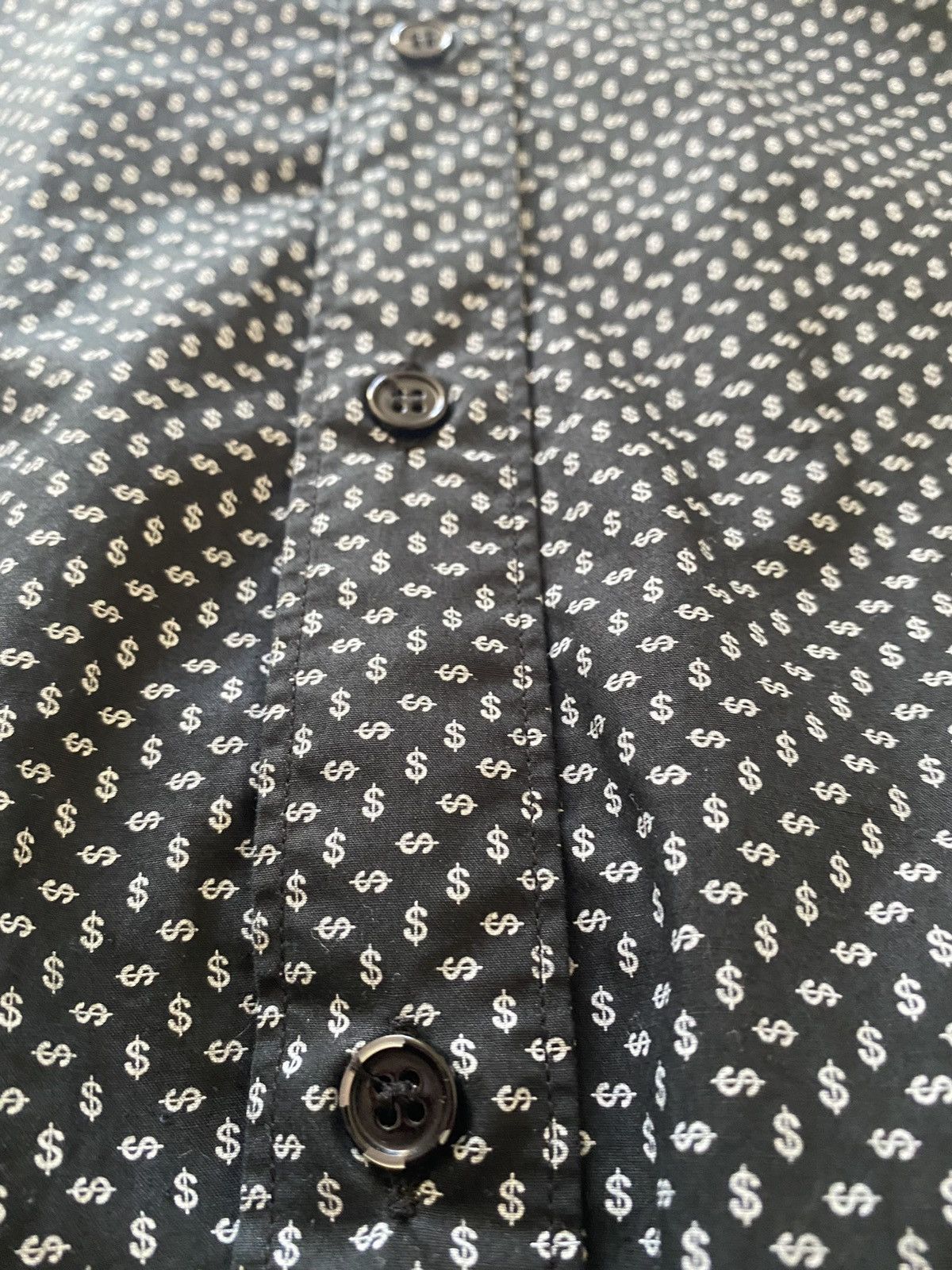 Saint Laurent Paris SS14 😍 Saint Laurent dollar sign black shirt *rare* grail Size US M / EU 48-50 / 2 - 12 Thumbnail