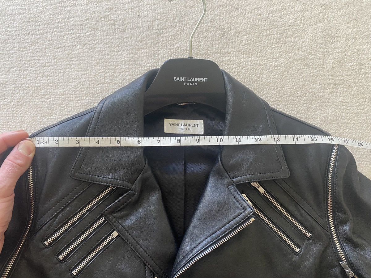 Saint Laurent Paris FW15 😍 Saint Laurent multi zip leather biker jacket vest Size US M / EU 48-50 / 2 - 6 Thumbnail