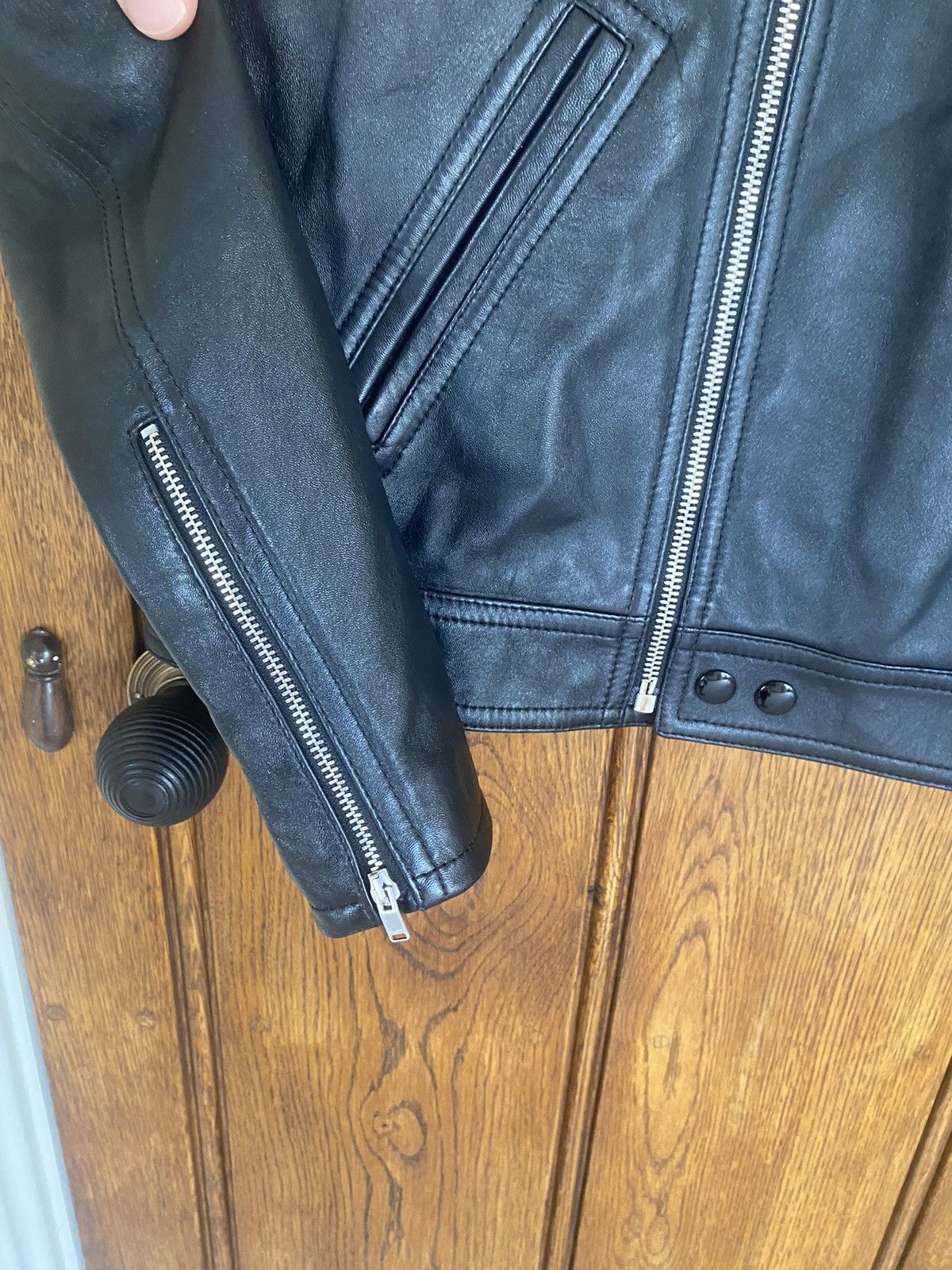 Saint Laurent Paris FW15 😍 Saint Laurent multi zip leather biker jacket vest Size US M / EU 48-50 / 2 - 16 Thumbnail