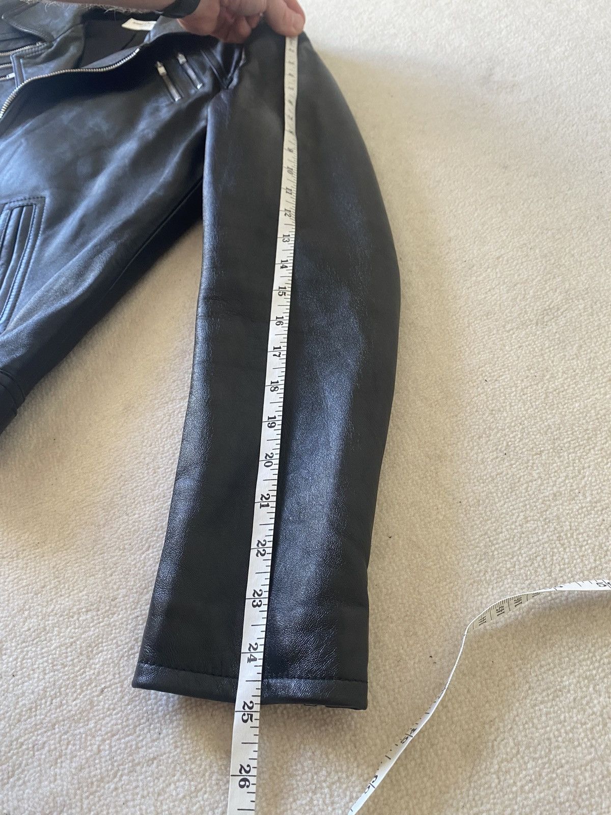 Saint Laurent Paris FW15 😍 Saint Laurent multi zip leather biker jacket vest Size US M / EU 48-50 / 2 - 8 Thumbnail