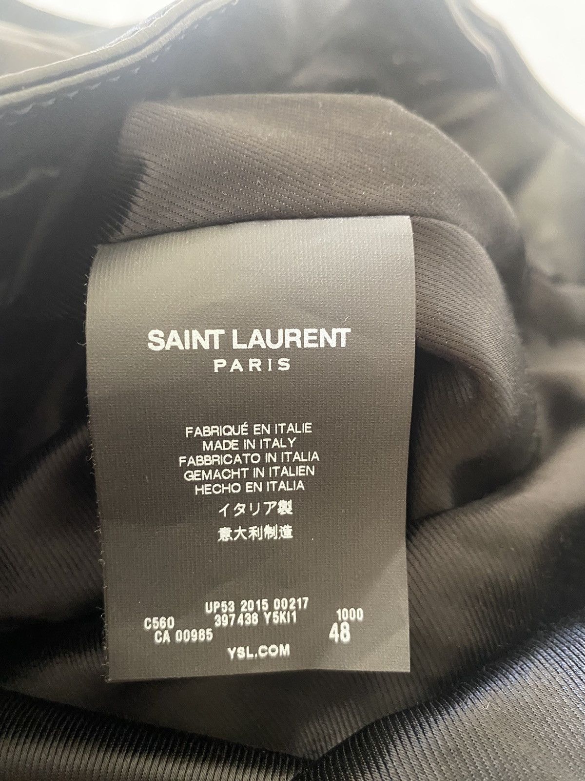 Saint Laurent Paris FW15 😍 Saint Laurent multi zip leather biker jacket vest Size US M / EU 48-50 / 2 - 24 Thumbnail