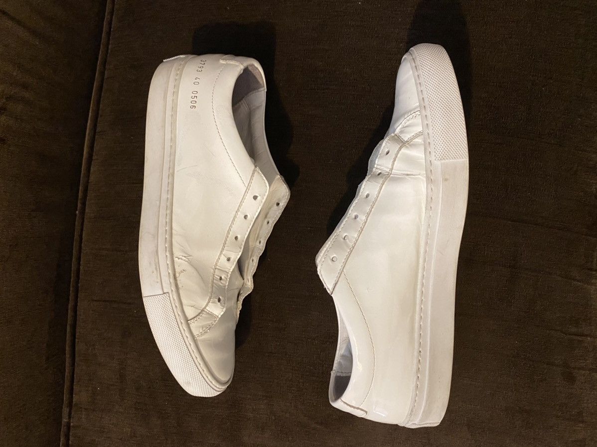 Common Projects Common Project Original Achilles Patent Leather Size 40 Size US 7 / EU 40 - 2 Thumbnail