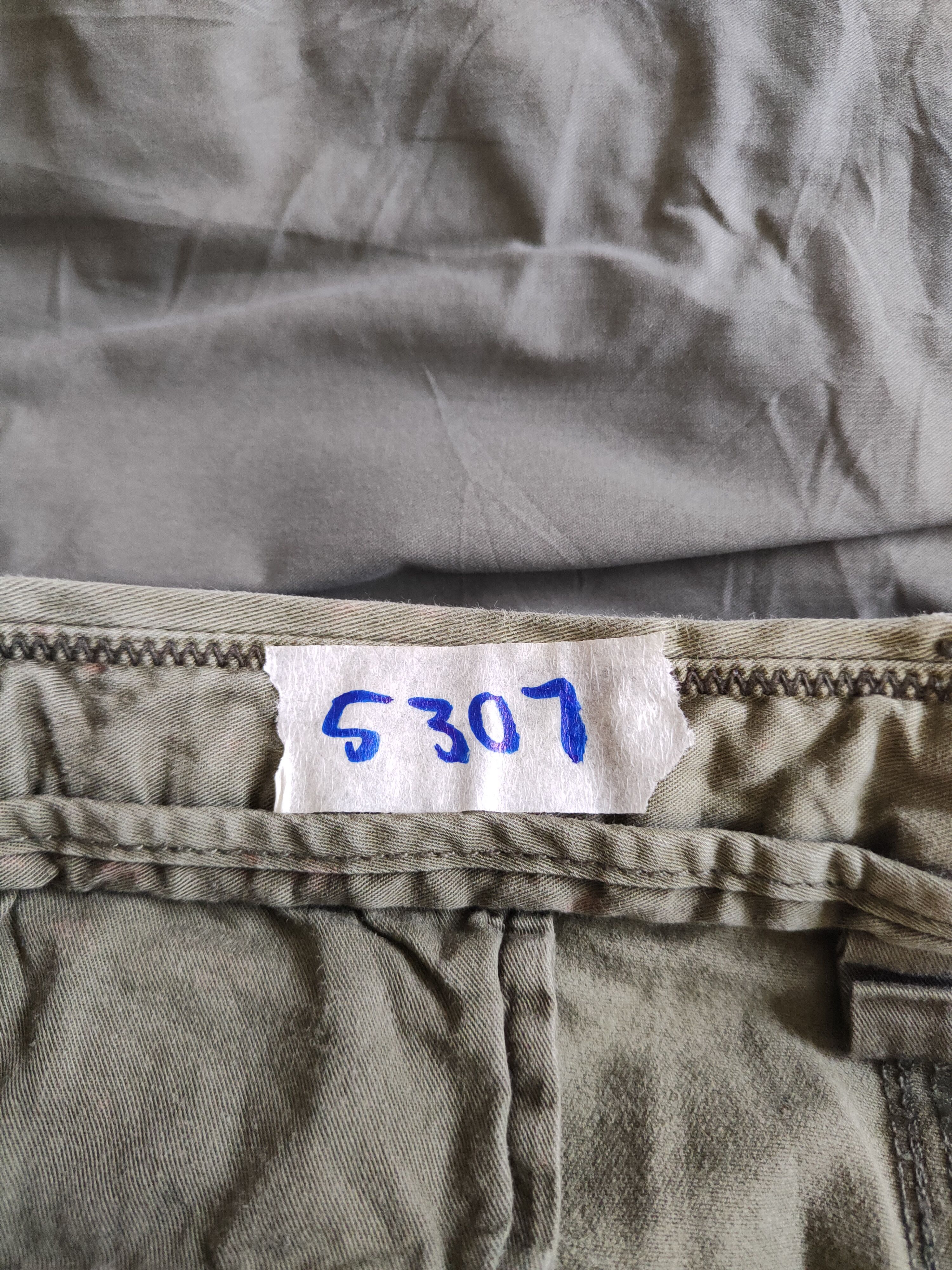 Japanese Brand × StraightFaded × Uniqlo Uniqlo Army Green faded Multi Pocket Cargo Pants #5307 Size US 32 / EU 48 - 14 Thumbnail