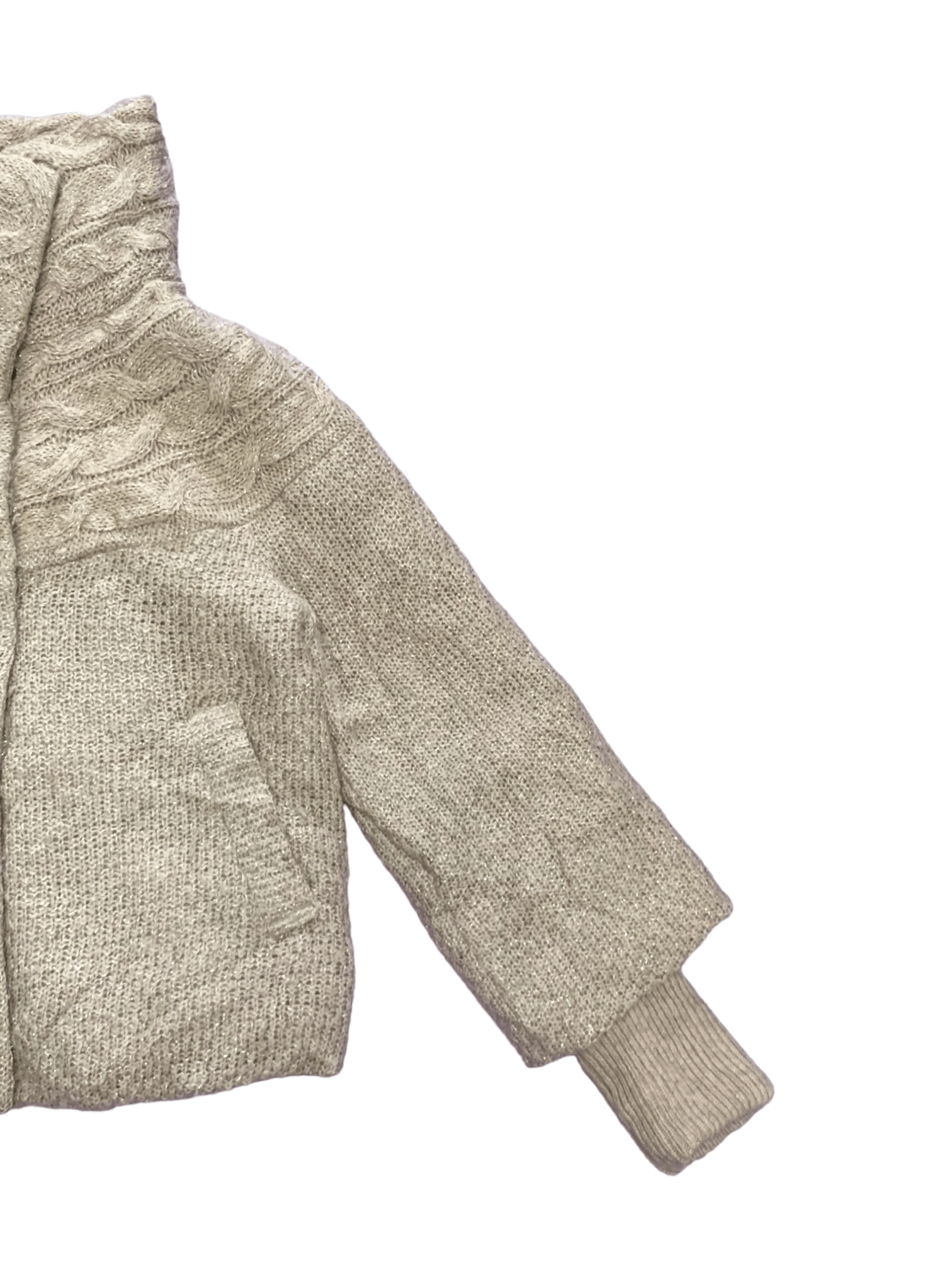 Aran Isles Knitwear × Japanese Brand Hype Japanese Glimmering Knitwear Sweater Size S / US 4 / IT 40 - 7 Thumbnail