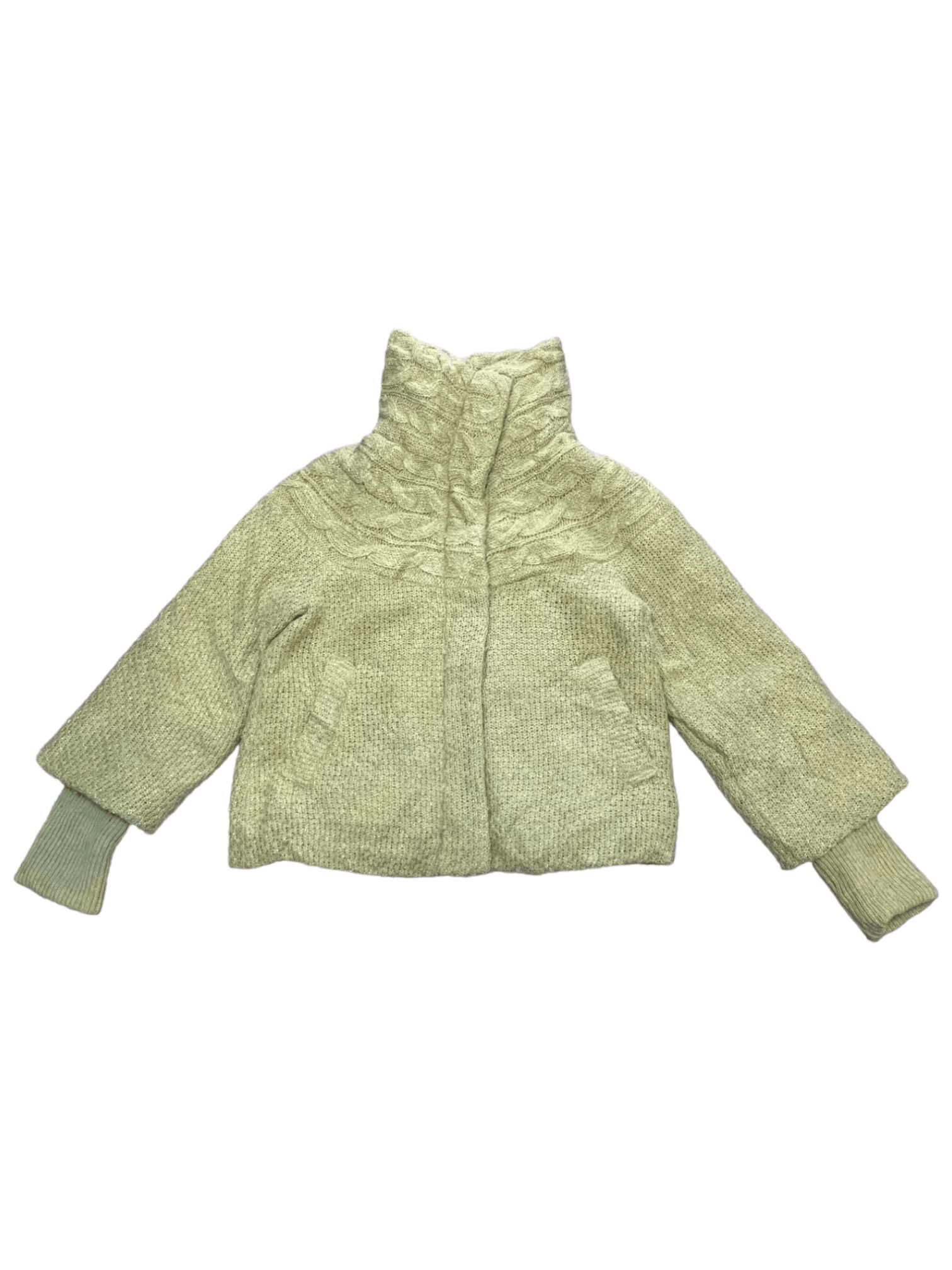 Aran Isles Knitwear × Japanese Brand Hype Japanese Glimmering Knitwear Sweater Size S / US 4 / IT 40 - 1 Thumbnail