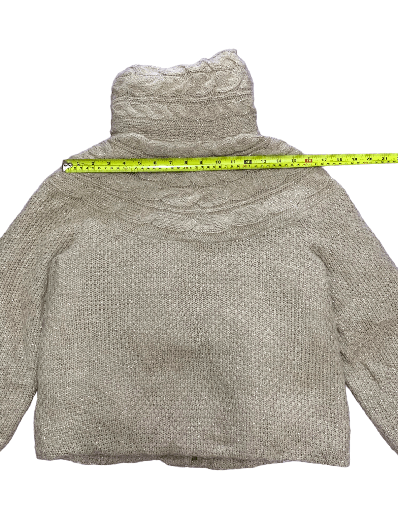 Aran Isles Knitwear × Japanese Brand Hype Japanese Glimmering Knitwear Sweater Size S / US 4 / IT 40 - 13 Thumbnail