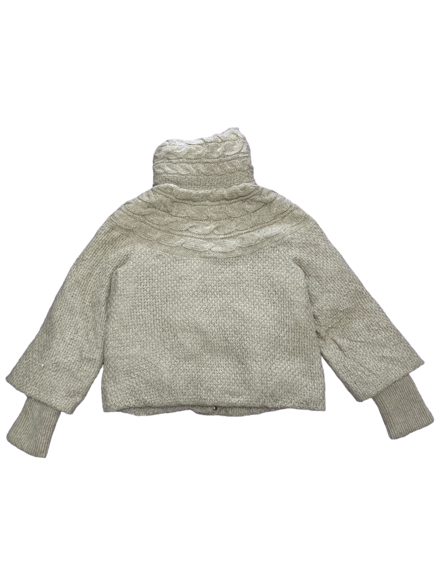 Aran Isles Knitwear × Japanese Brand Hype Japanese Glimmering Knitwear Sweater Size S / US 4 / IT 40 - 2 Thumbnail