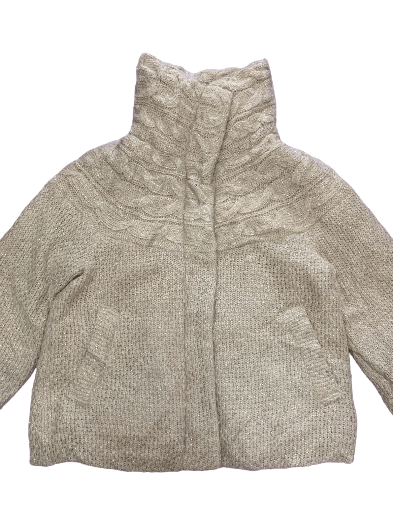 Aran Isles Knitwear × Japanese Brand Hype Japanese Glimmering Knitwear Sweater Size S / US 4 / IT 40 - 5 Thumbnail
