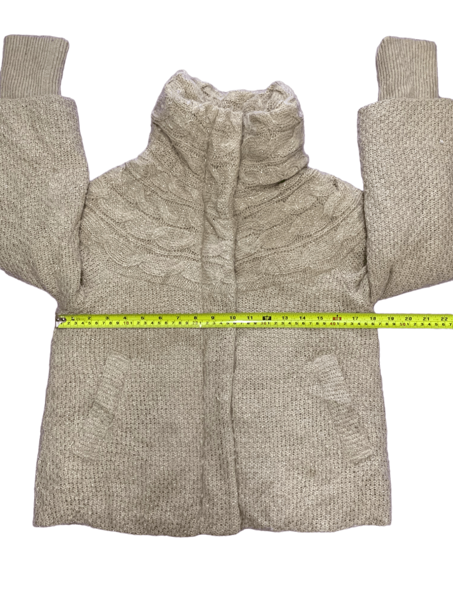Aran Isles Knitwear × Japanese Brand Hype Japanese Glimmering Knitwear Sweater Size S / US 4 / IT 40 - 11 Thumbnail