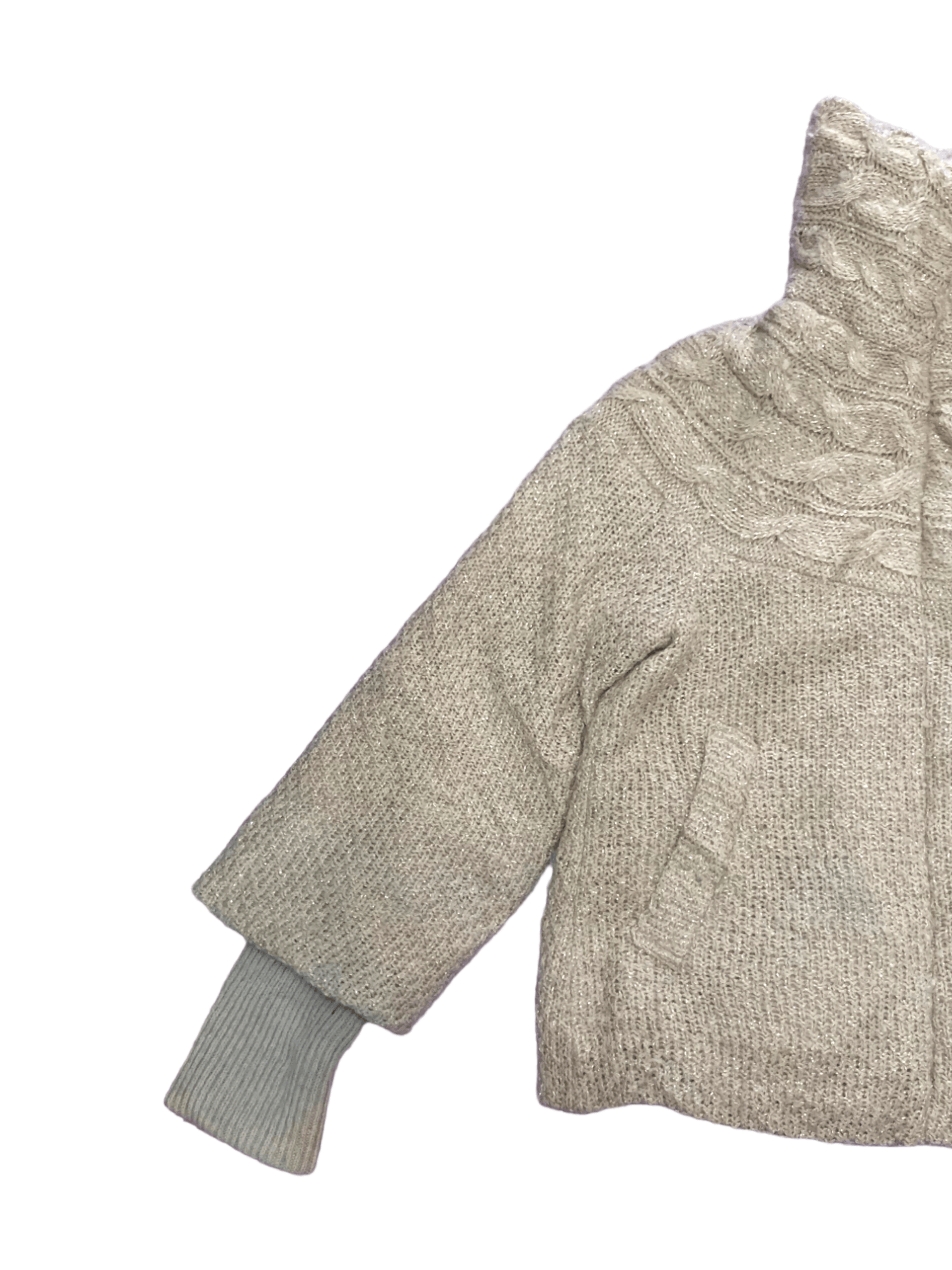 Aran Isles Knitwear × Japanese Brand Hype Japanese Glimmering Knitwear Sweater Size S / US 4 / IT 40 - 6 Thumbnail
