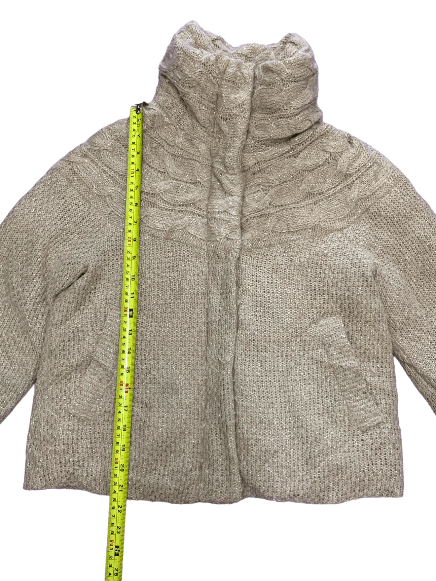 Aran Isles Knitwear × Japanese Brand Hype Japanese Glimmering Knitwear Sweater Size S / US 4 / IT 40 - 12 Thumbnail