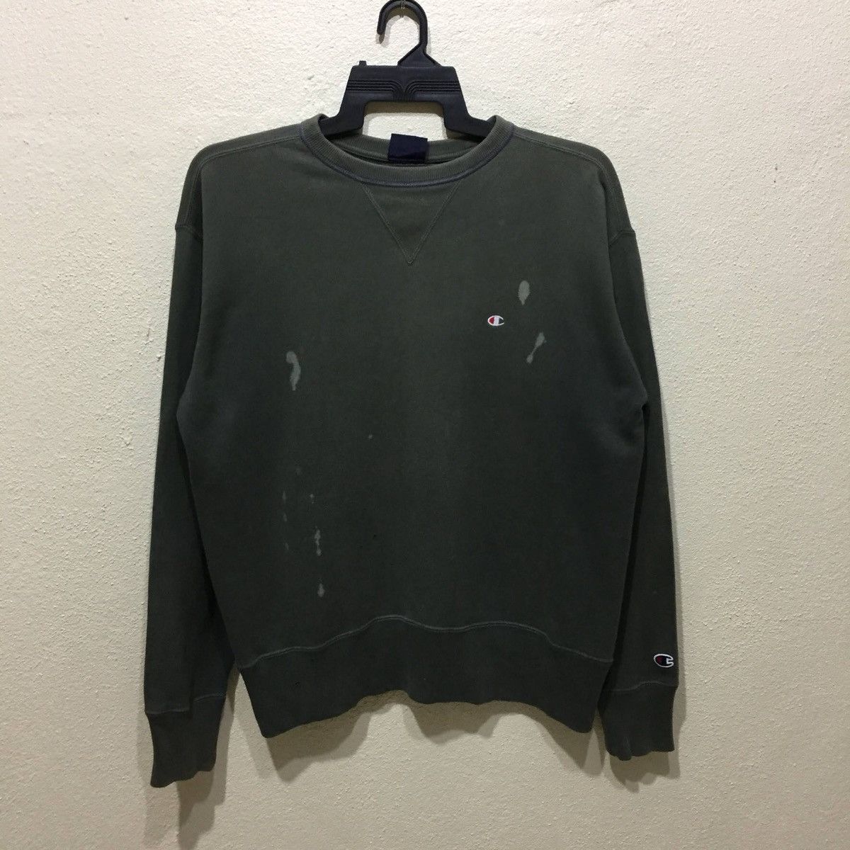 Vintage Champion Sweatshirt spellout Big Logo size L