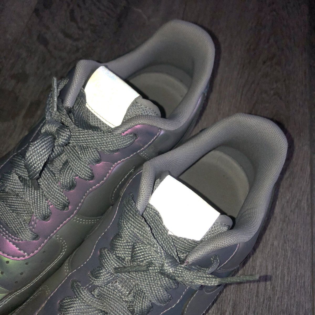 Nike Vintage Nike Air Force 1 Low 07 LV8 Iridescent Shoes Size US 8.5 / EU 41-42 - 6 Thumbnail