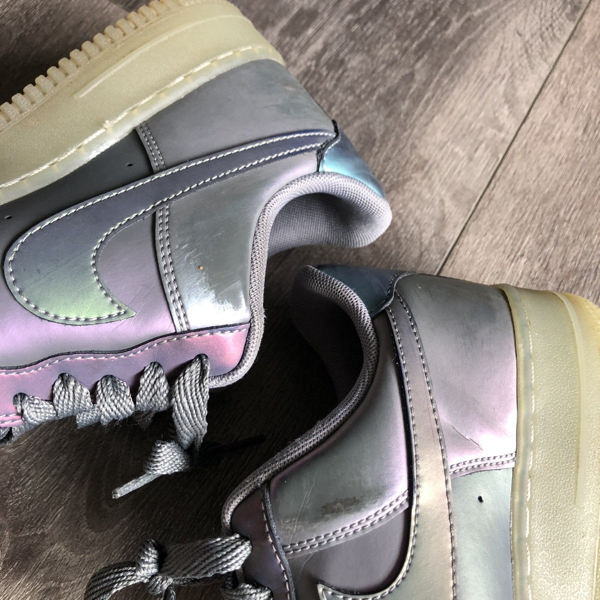 Vintage Nike Air Force Low 07 LV8 Iridescent Shoes