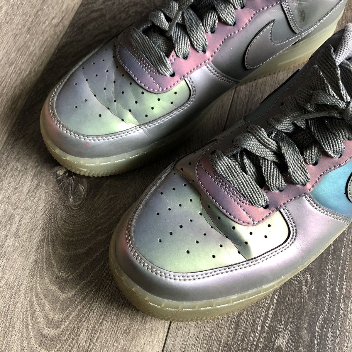 Nike Vintage Nike Air Force 1 Low 07 LV8 Iridescent Shoes Size US 8.5 / EU 41-42 - 8 Thumbnail