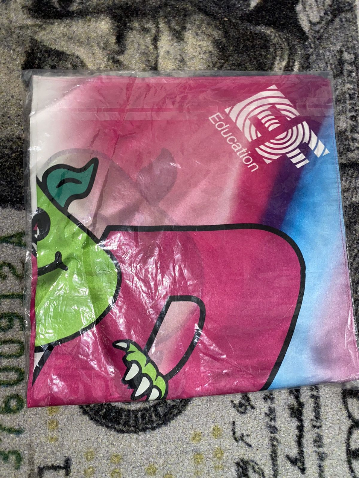 Palace Palace x Rapha EF Education First Satin Silk Scarf Pink ...