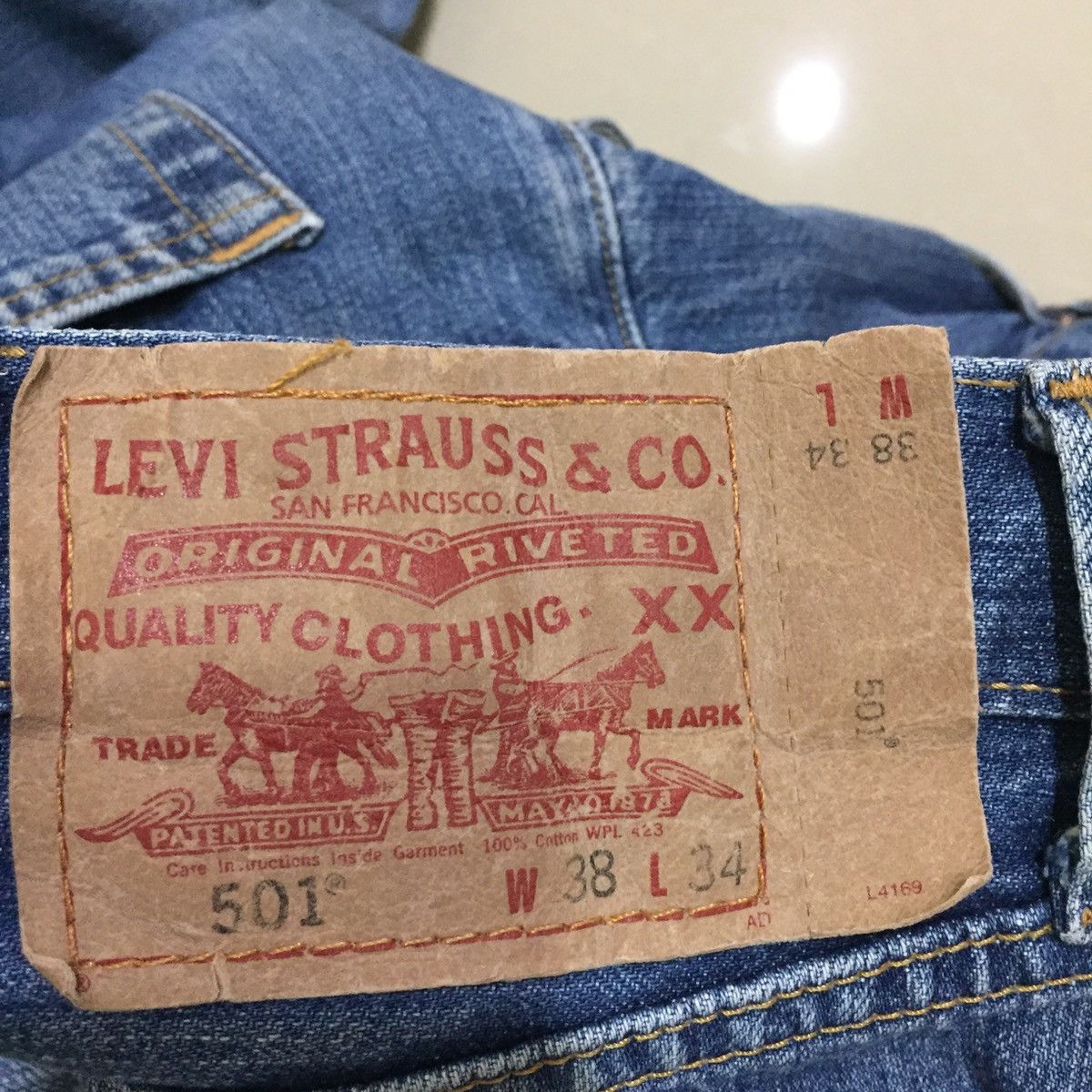 Levi's LEVI’S 501 Vintage Jeans Size US 38 / EU 54 - 10 Thumbnail