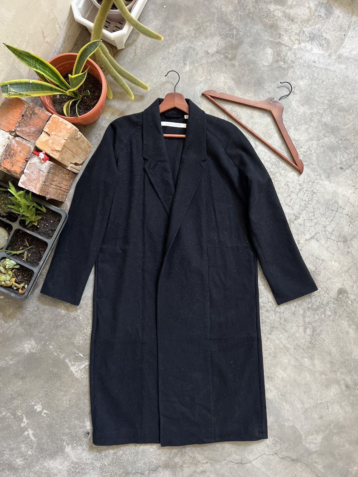 Christophe Lemaire × Lemaire Uniqlo 🖤 Lemaire X Uniqlo Japanese Wool Trench Coat Size US M / EU 48-50 / 2 - 1 Thumbnail