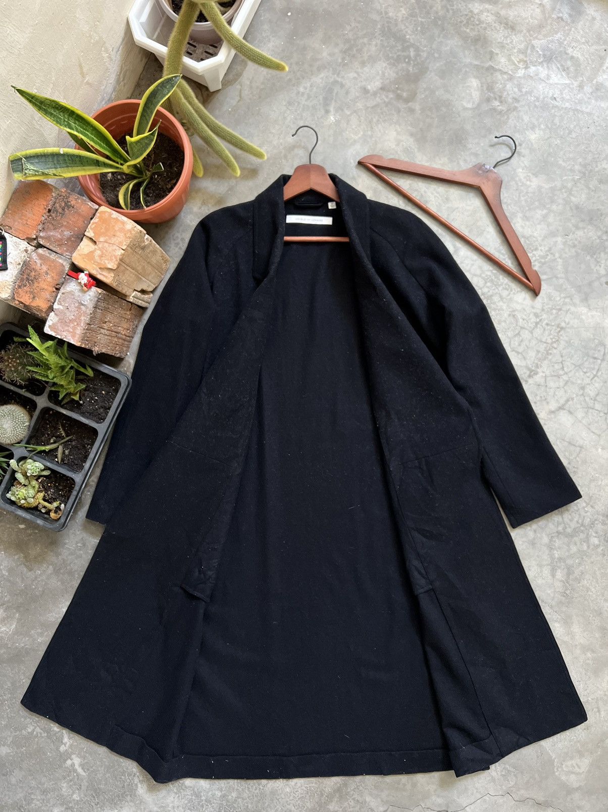 Christophe Lemaire × Lemaire Uniqlo 🖤 Lemaire X Uniqlo Japanese Wool Trench Coat Size US M / EU 48-50 / 2 - 2 Thumbnail