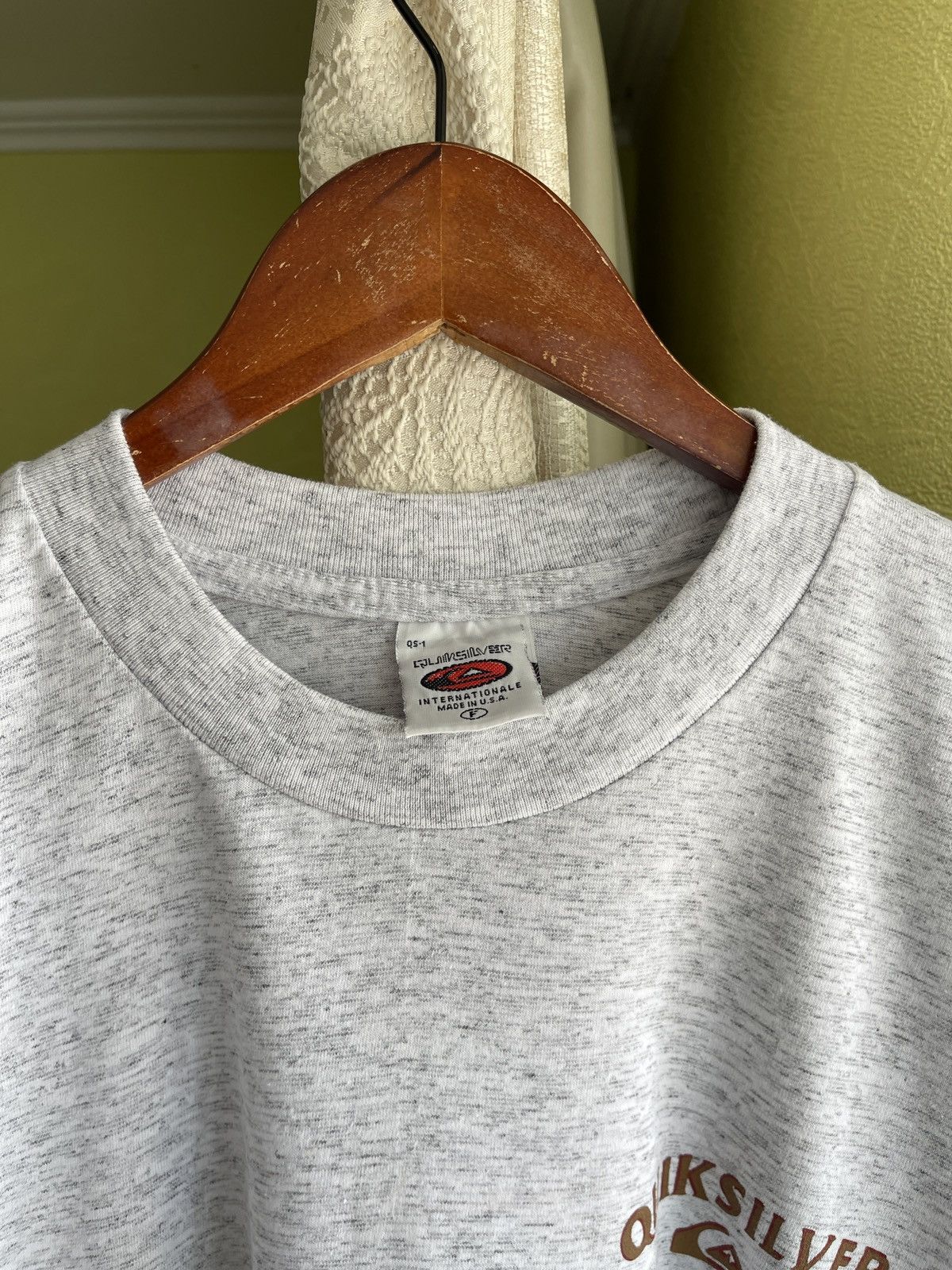 Quiksilver × Vintage Vintage 90s Quicksilver Big Logo Tee Made in USA Size US XL / EU 56 / 4 - 9 Thumbnail