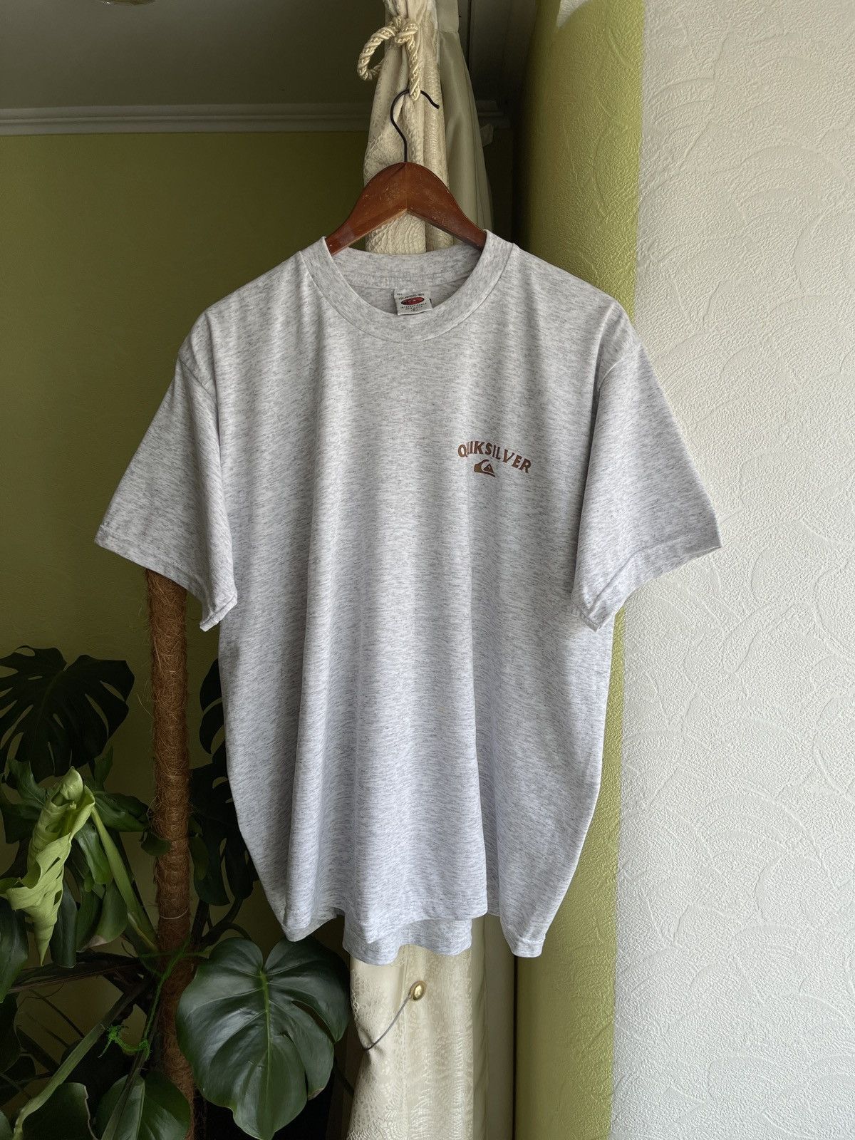 Quiksilver × Vintage Vintage 90s Quicksilver Big Logo Tee Made in USA Size US XL / EU 56 / 4 - 3 Thumbnail