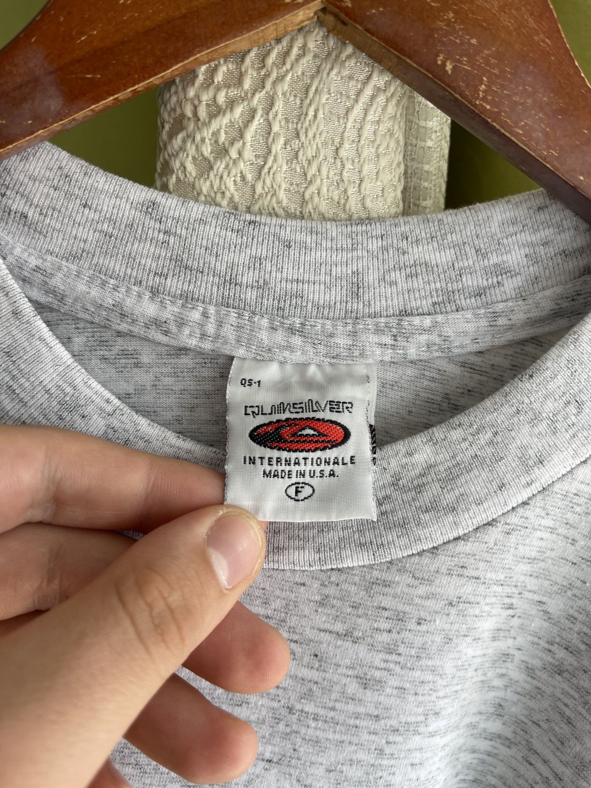Quiksilver × Vintage Vintage 90s Quicksilver Big Logo Tee Made in USA Size US XL / EU 56 / 4 - 10 Thumbnail
