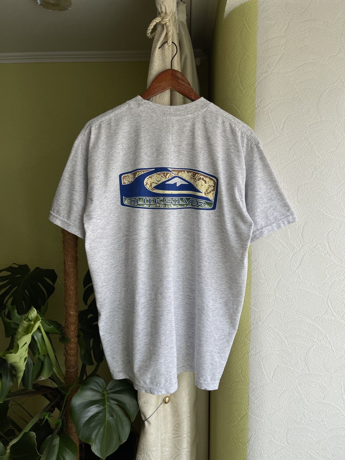 Quiksilver × Vintage Vintage 90s Quicksilver Big Logo Tee Made in USA Size US XL / EU 56 / 4 - 2 Thumbnail
