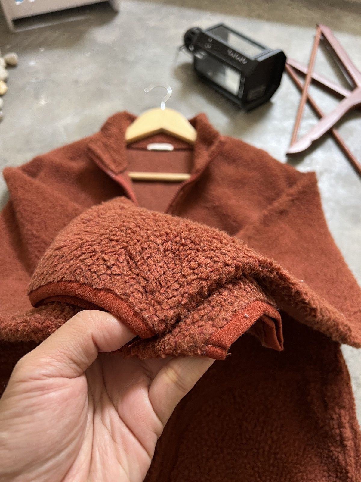 Japanese Brand × Vintage Japanese Gu Sherpa Half Zipper Jacket Size US S / EU 44-46 / 1 - 9 Thumbnail