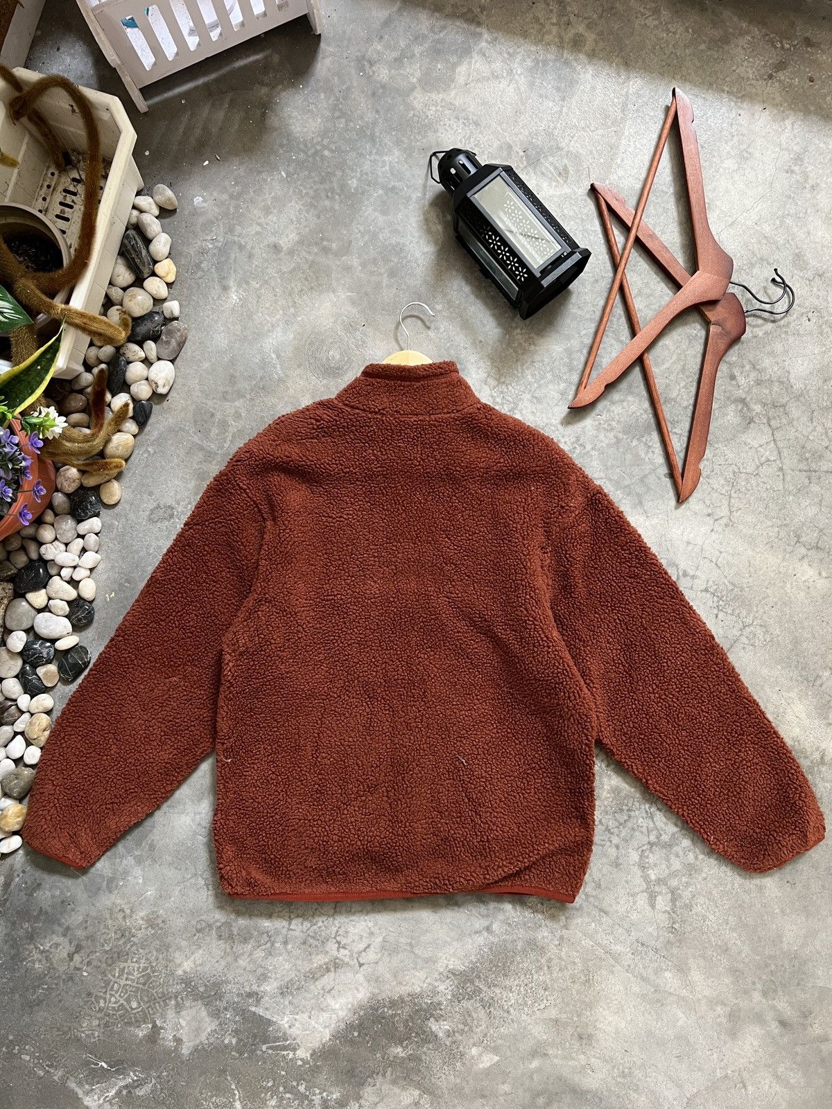 Japanese Brand × Vintage Japanese Gu Sherpa Half Zipper Jacket Size US S / EU 44-46 / 1 - 5 Thumbnail