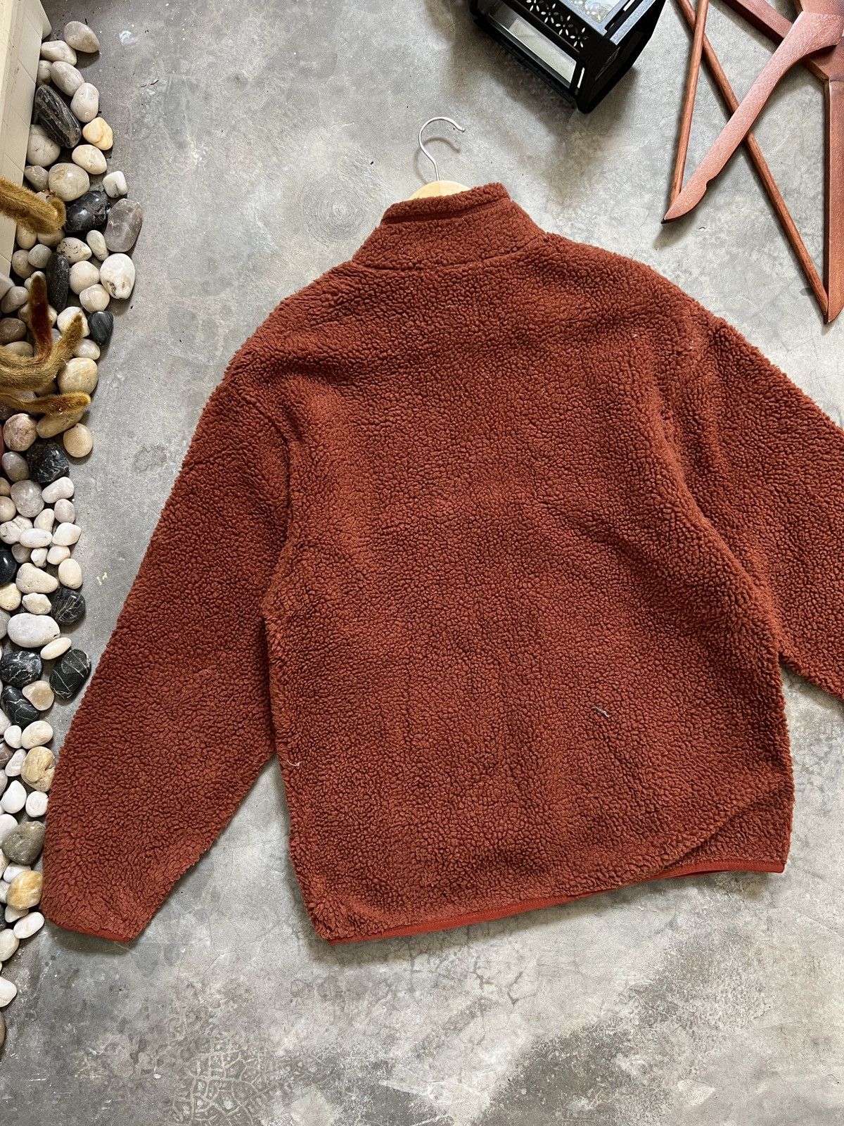 Japanese Brand × Vintage Japanese Gu Sherpa Half Zipper Jacket Size US S / EU 44-46 / 1 - 7 Thumbnail