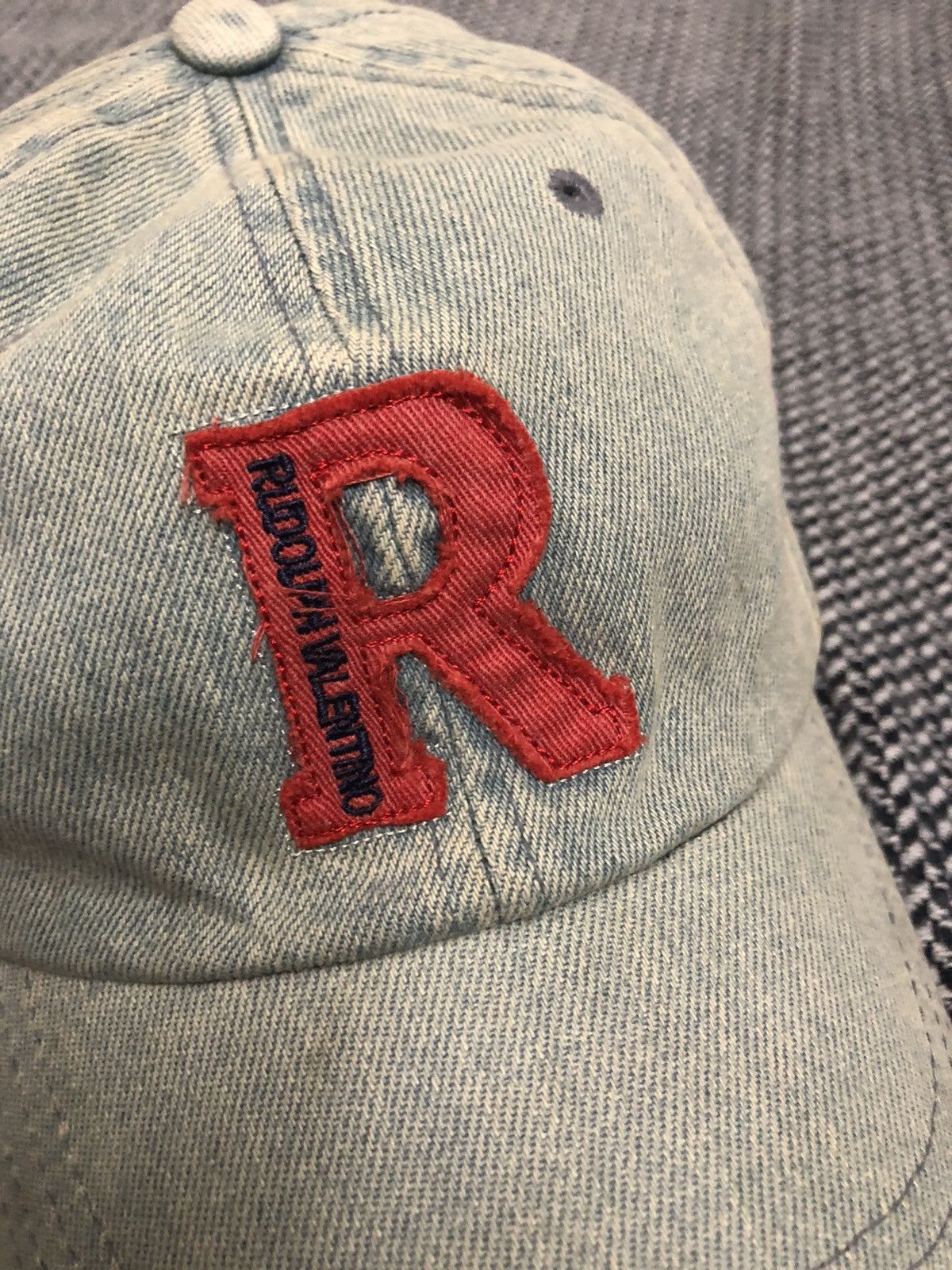 Valentino 1990s Rudolf Valentino denim Hat Cap Size ONE SIZE - 4 Thumbnail