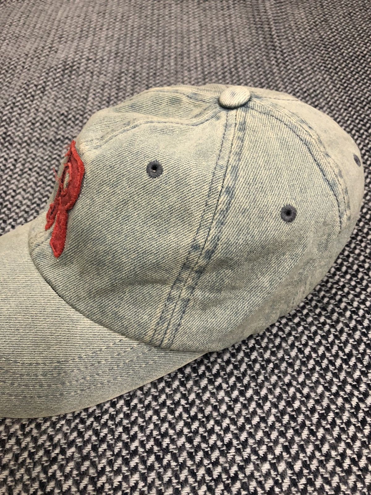Valentino 1990s Rudolf Valentino denim Hat Cap Size ONE SIZE - 5 Thumbnail