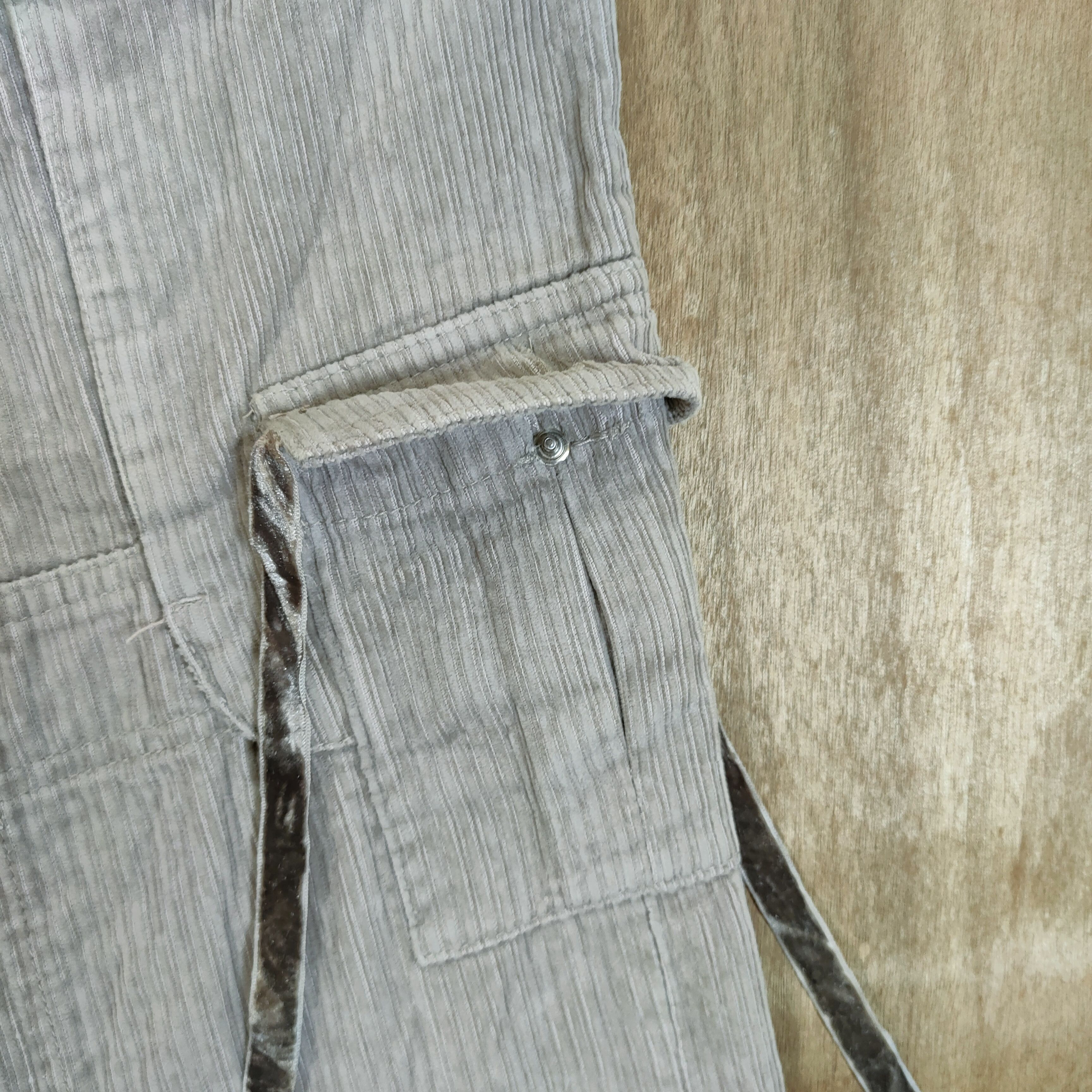 Japanese Brand INTERCREW BONDAGE FLARED CARGO PANTS Size US 28 / EU 44 - 8 Thumbnail