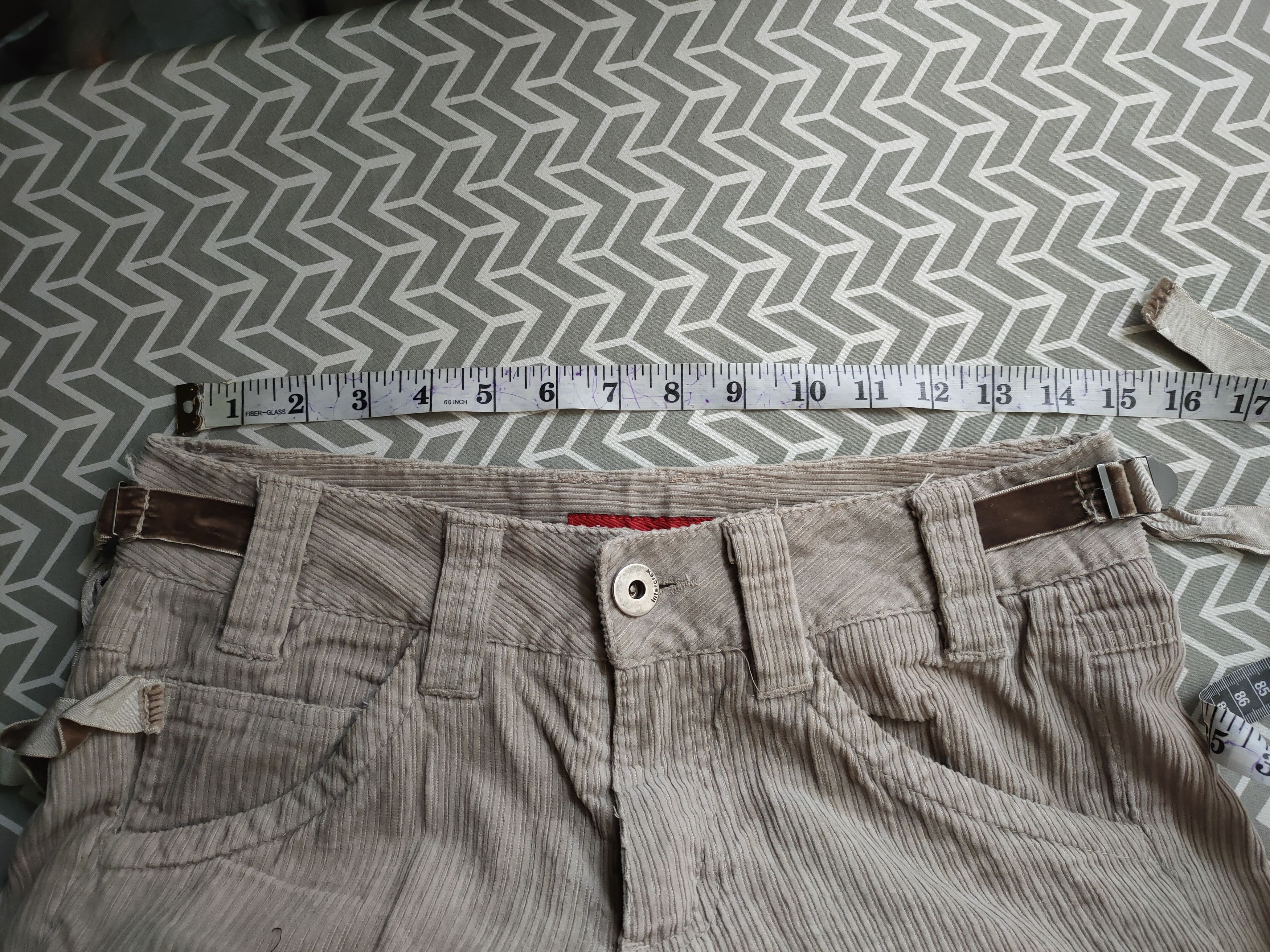 Japanese Brand INTERCREW BONDAGE FLARED CARGO PANTS Size US 28 / EU 44 - 17 Thumbnail