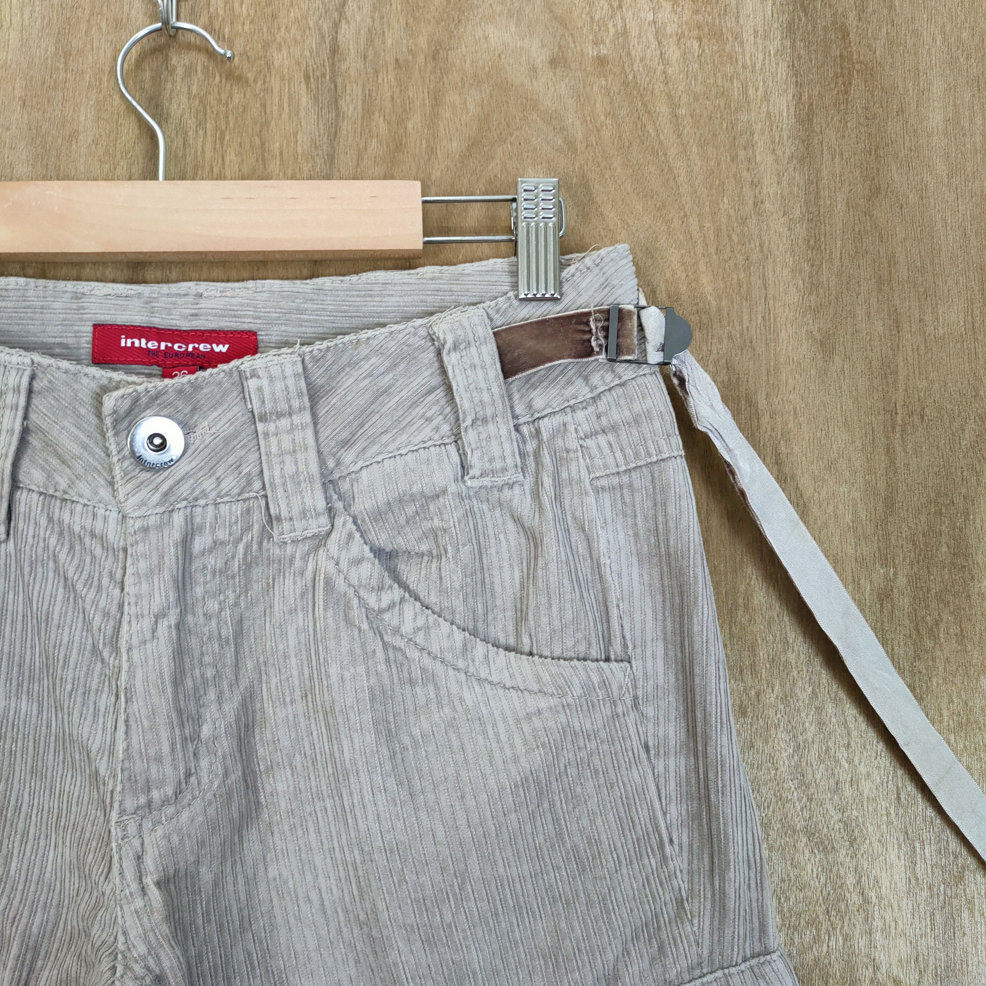 Japanese Brand INTERCREW BONDAGE FLARED CARGO PANTS Size US 28 / EU 44 - 6 Thumbnail