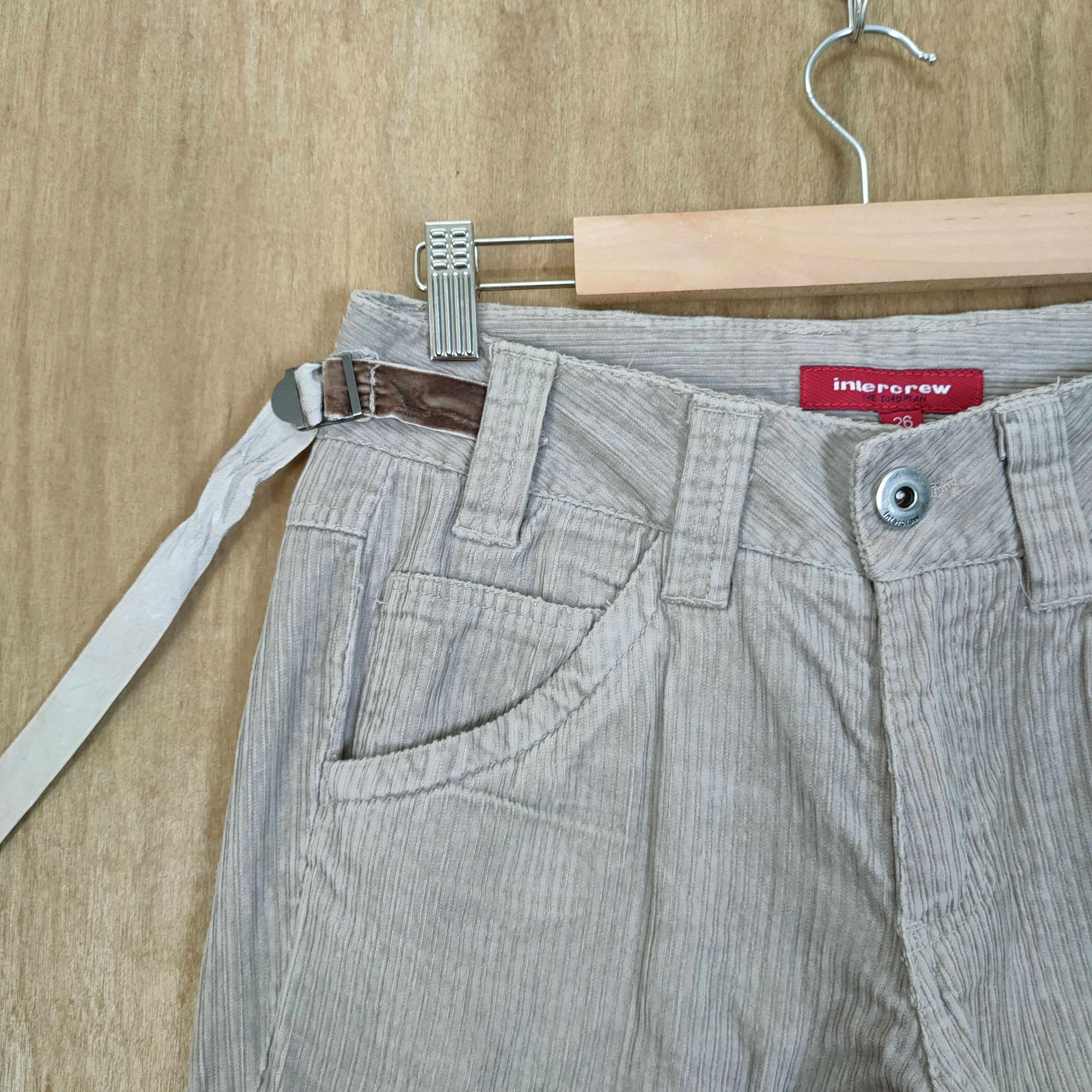 Japanese Brand INTERCREW BONDAGE FLARED CARGO PANTS Size US 28 / EU 44 - 5 Thumbnail