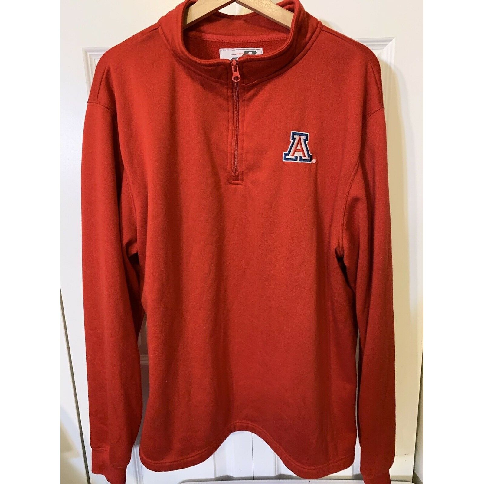 J. America J America Men’s Sz XL Red White Track Jacket Vtg Full Zip Size US XL / EU 56 / 4 - 6 Thumbnail