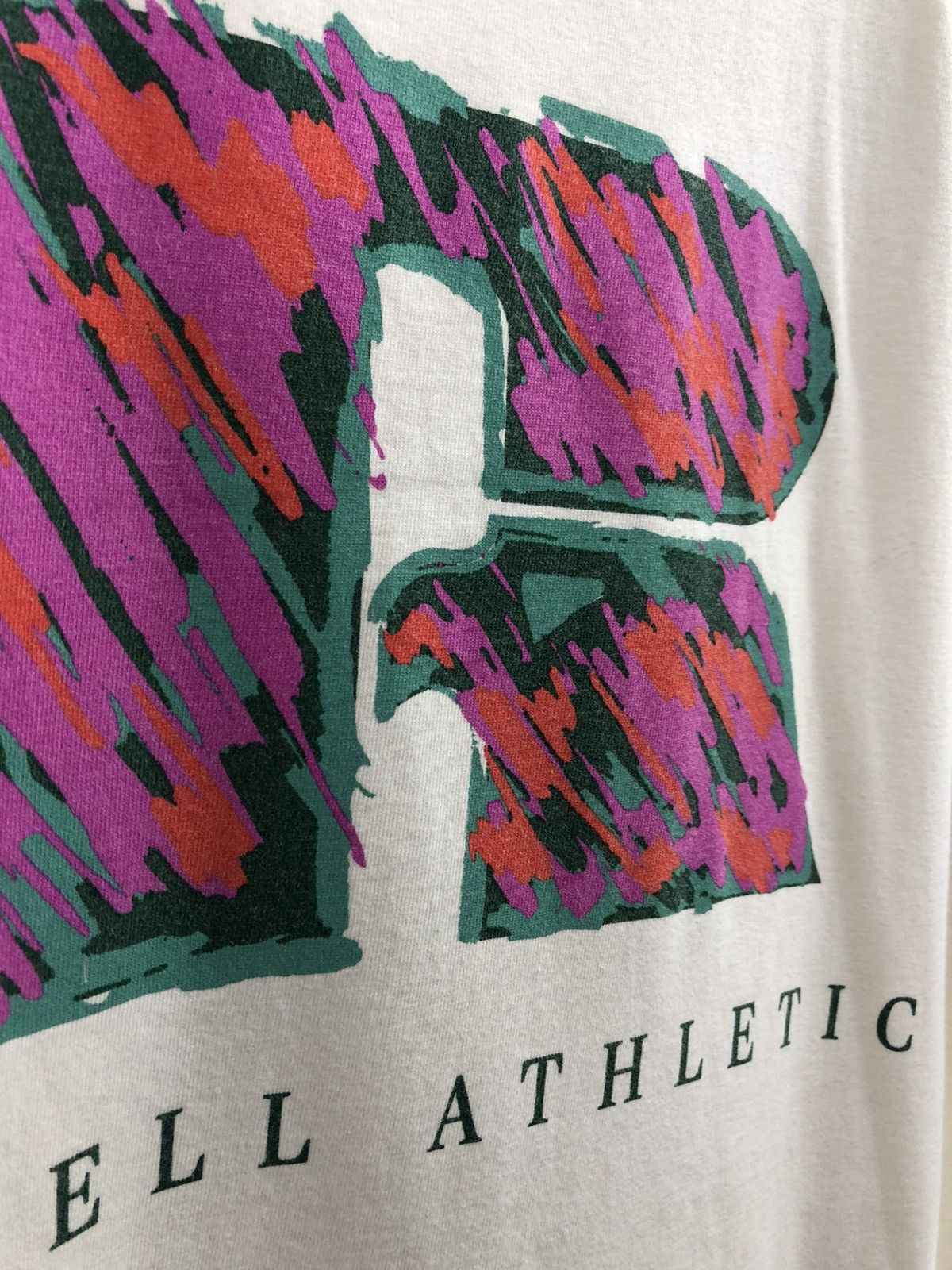 Russell Athletic Russell Athletic Retro Logo Beige T-Shirt Medium Size US M / EU 48-50 / 2 - 4 Thumbnail