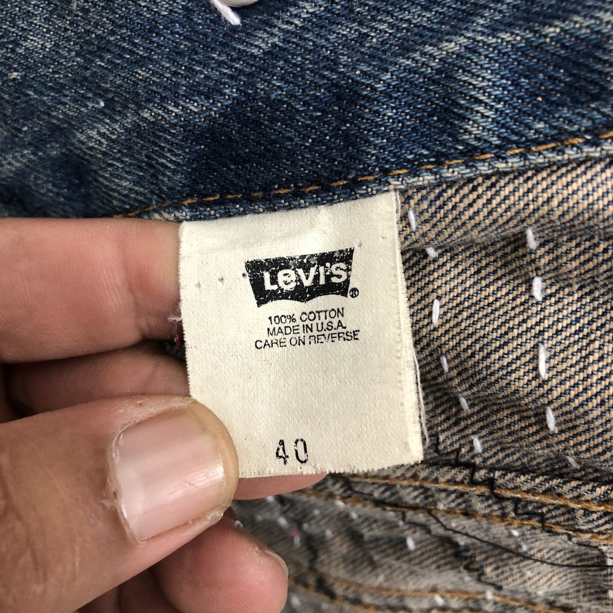 Levi's Vintage Clothing Vintage Levi's Bandana Custom Denim Jacket Size US M / EU 48-50 / 2 - 16 Thumbnail