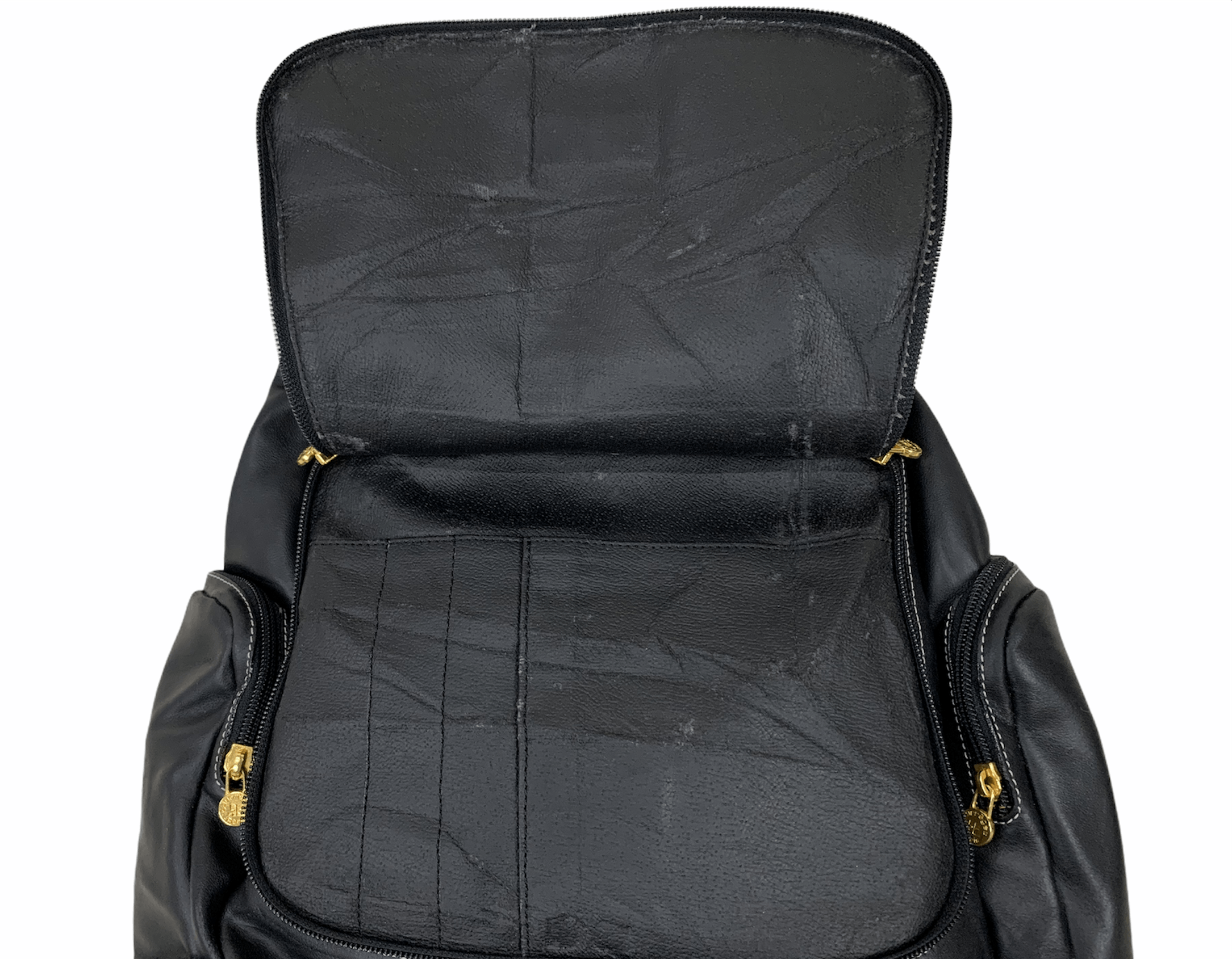 Andre Courreges × Courreges × Designer Courreges vtg authentic leather backpack made in france Size ONE SIZE - 6 Thumbnail