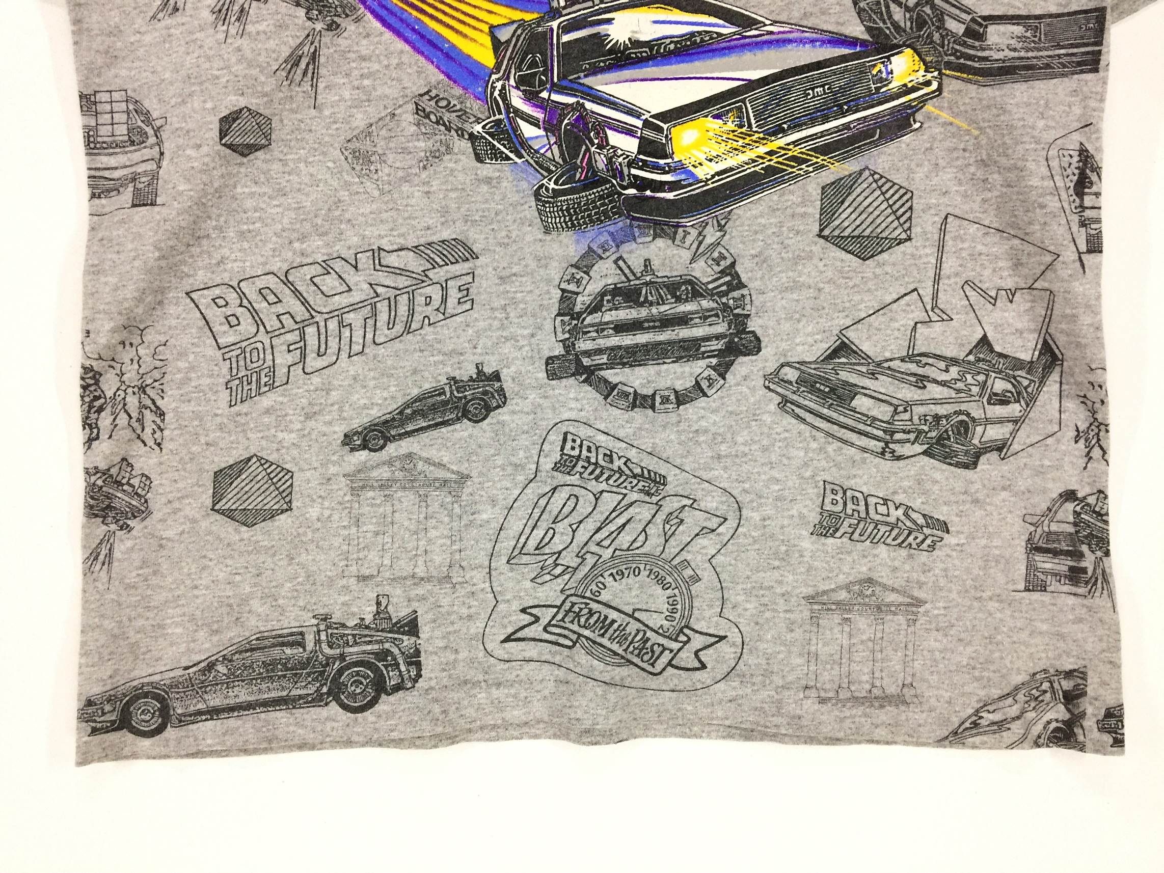 Vintage Back to the future vintage 90s all over print shirt Size US S / EU 44-46 / 1 - 4 Thumbnail