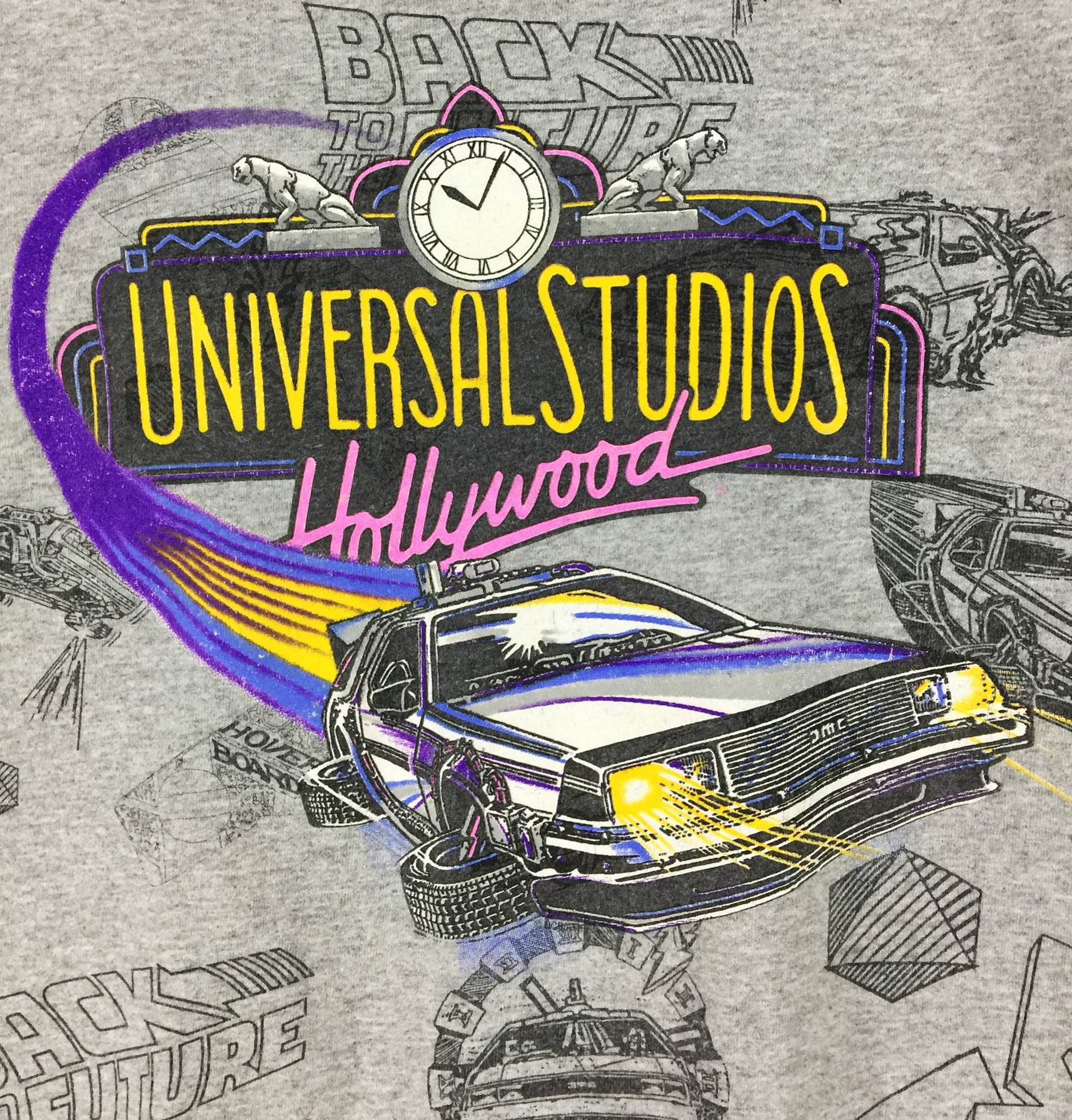 Vintage Back to the future vintage 90s all over print shirt Size US S / EU 44-46 / 1 - 3 Thumbnail