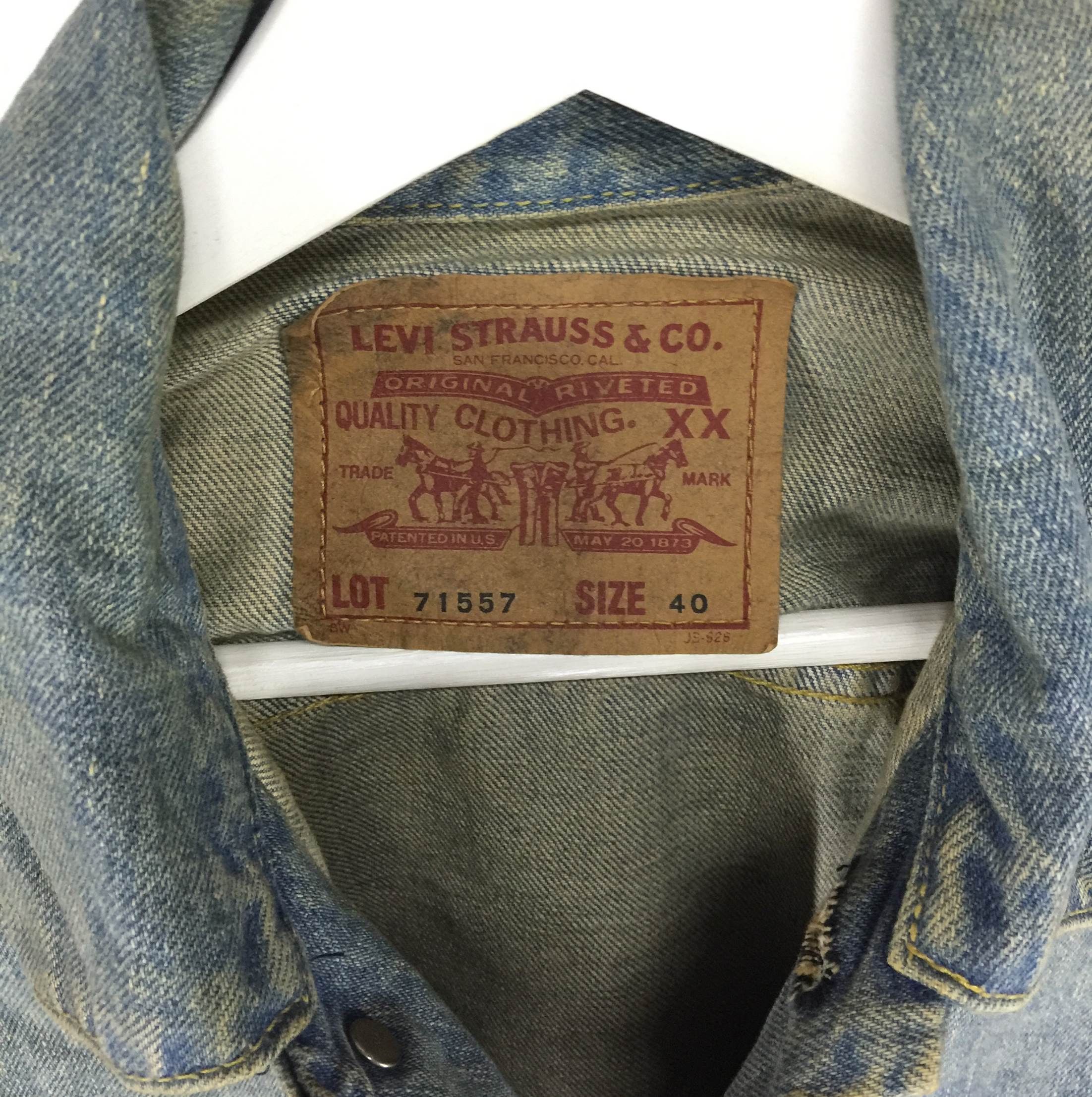 Levi's × Levi's Vintage Clothing × Vintage Levis big E vintage trucker denim jacket/Levis LVC Size US S / EU 44-46 / 1 - 6 Thumbnail