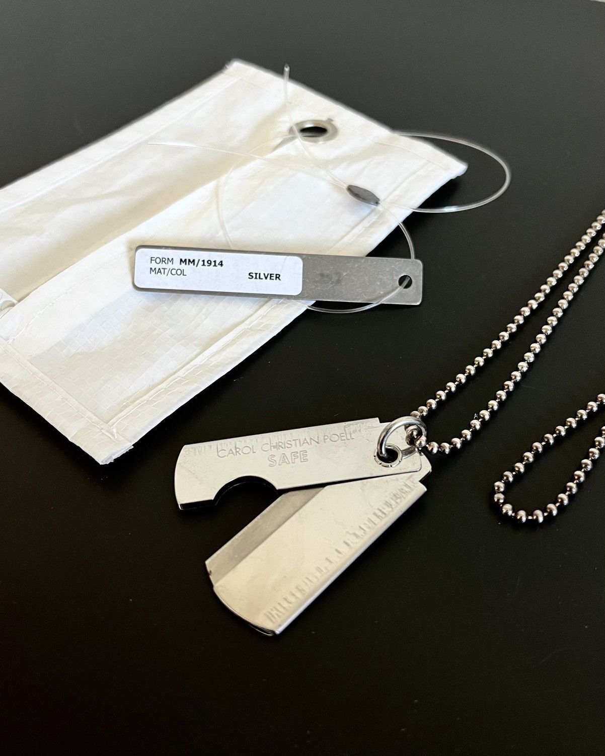 Rare Designer Y2K 1017 ALYX 9SM Transparent Chain Necklace